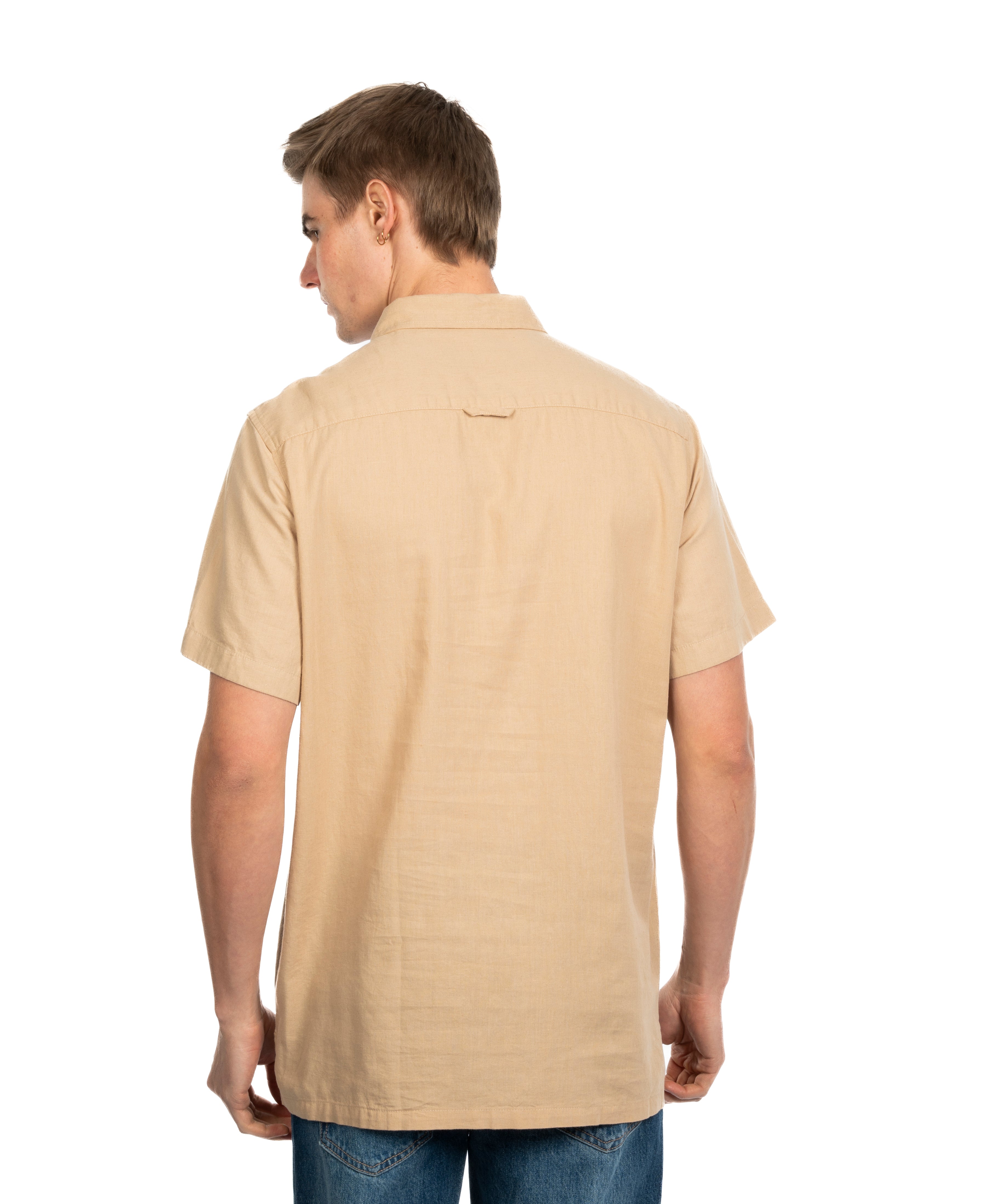 Half Sleeve Shirt - Men - Striped