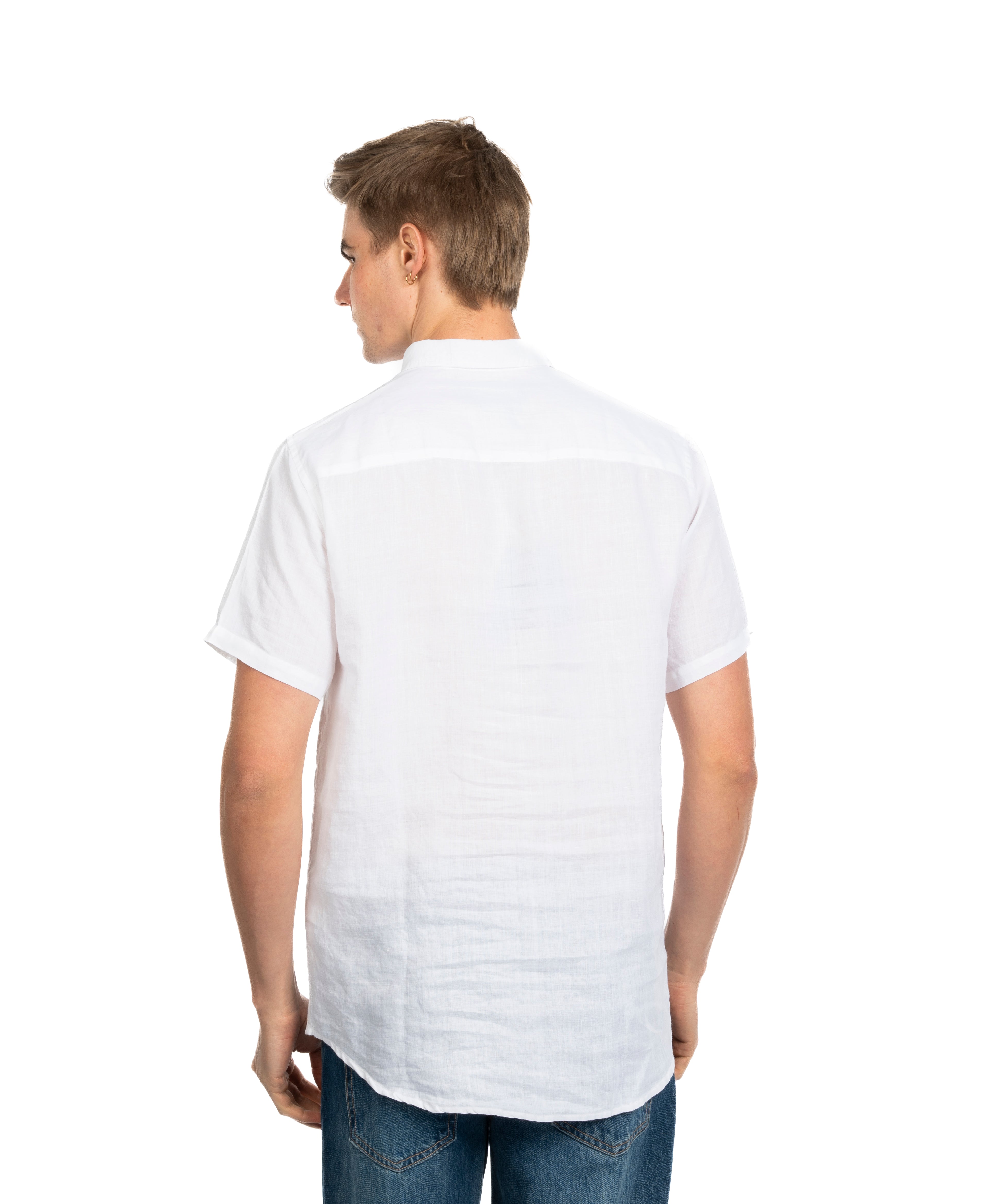 Half Sleeve Shirt - Men - Plain
