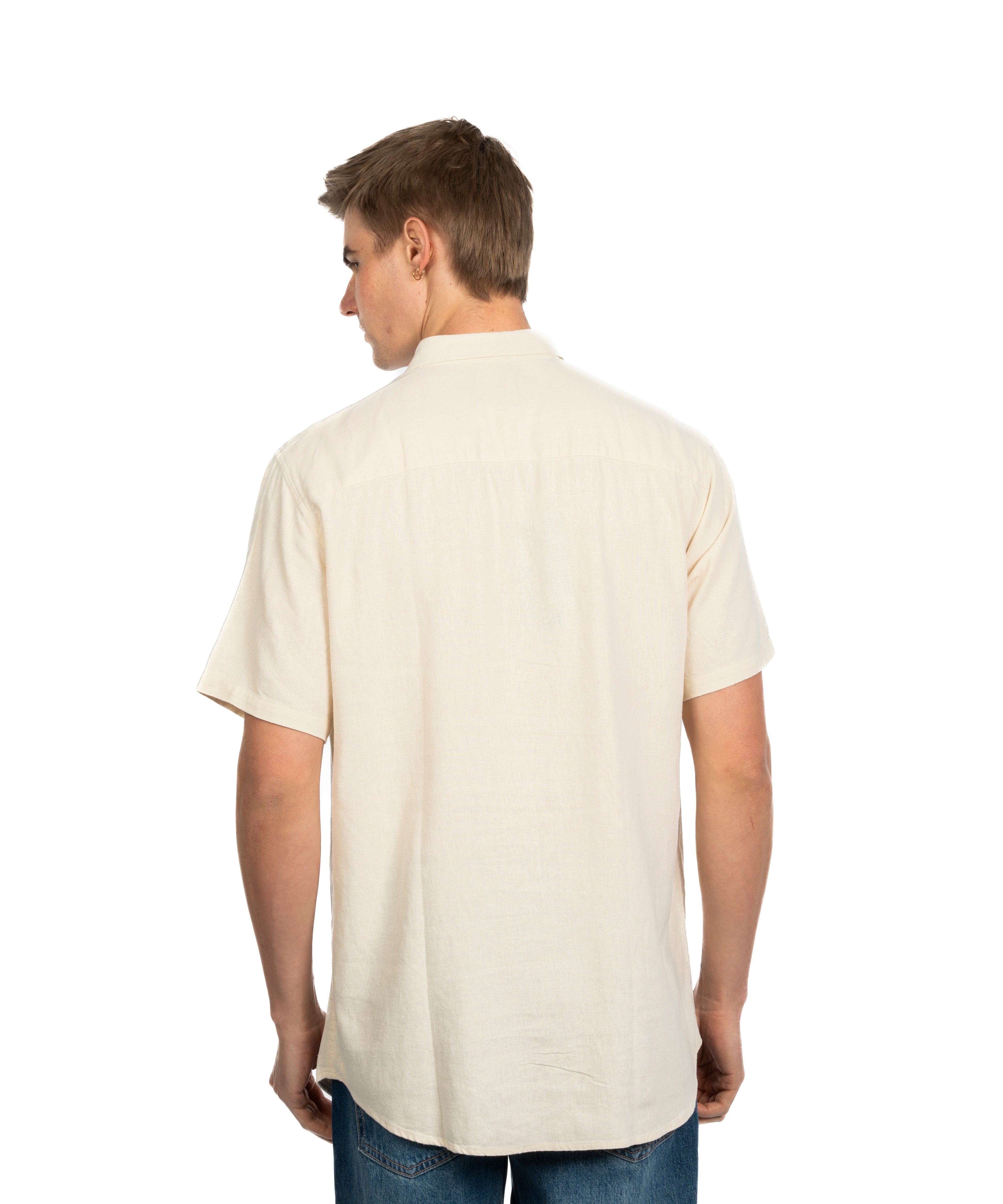 Half Sleeve Shirt - Men - Plain