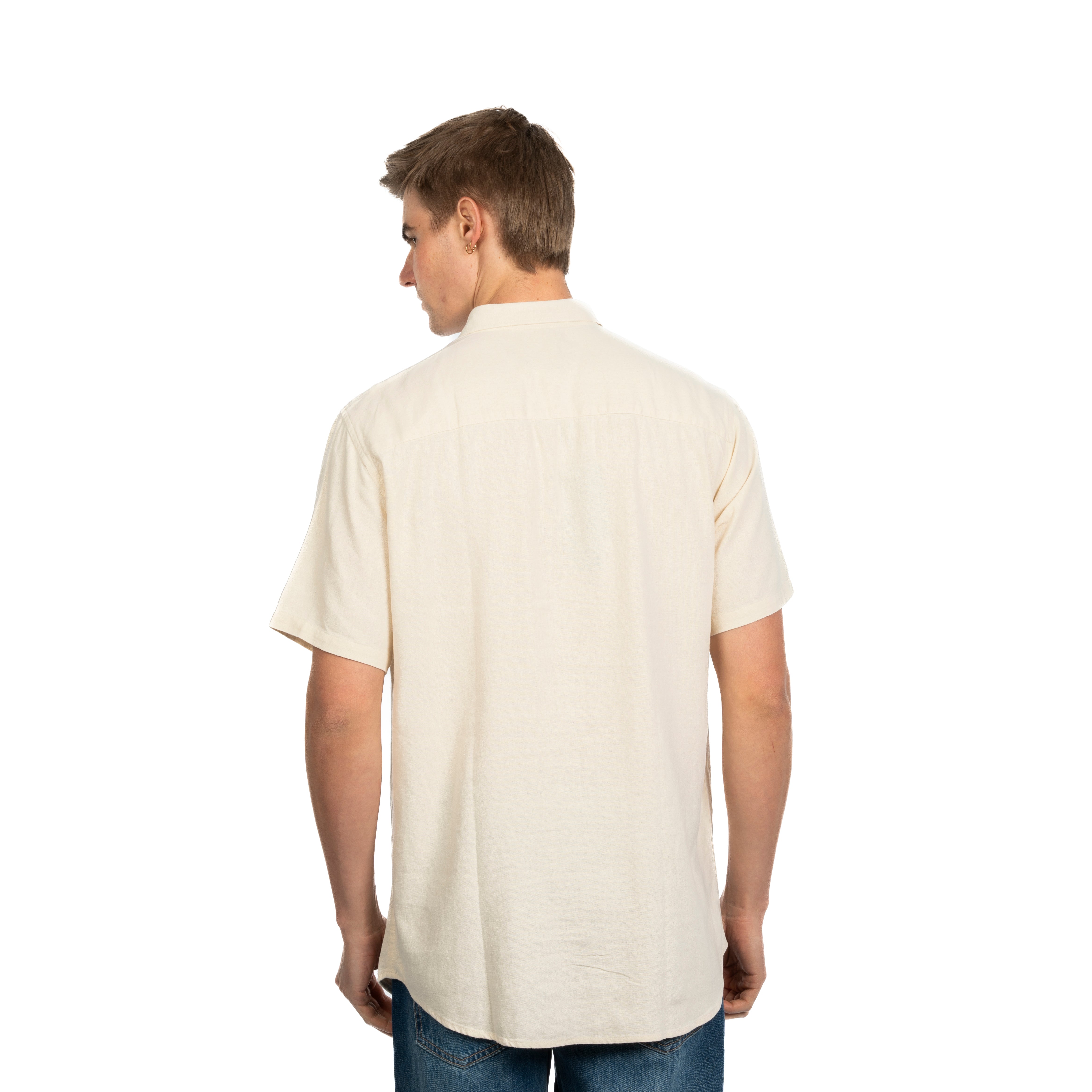 Half Sleeve Shirt - Men - Plain