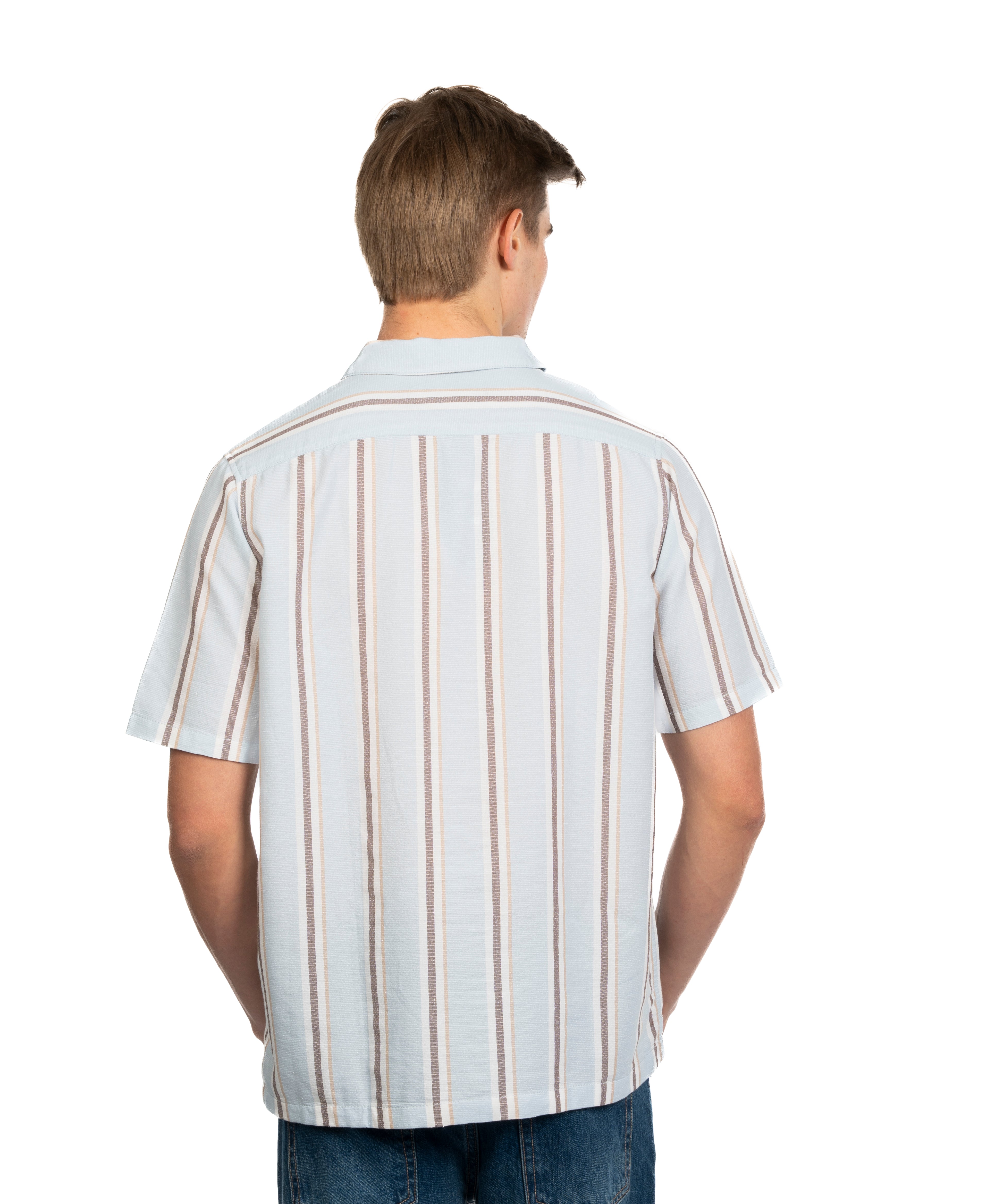 Half Sleeve Shirt - Men - Striped