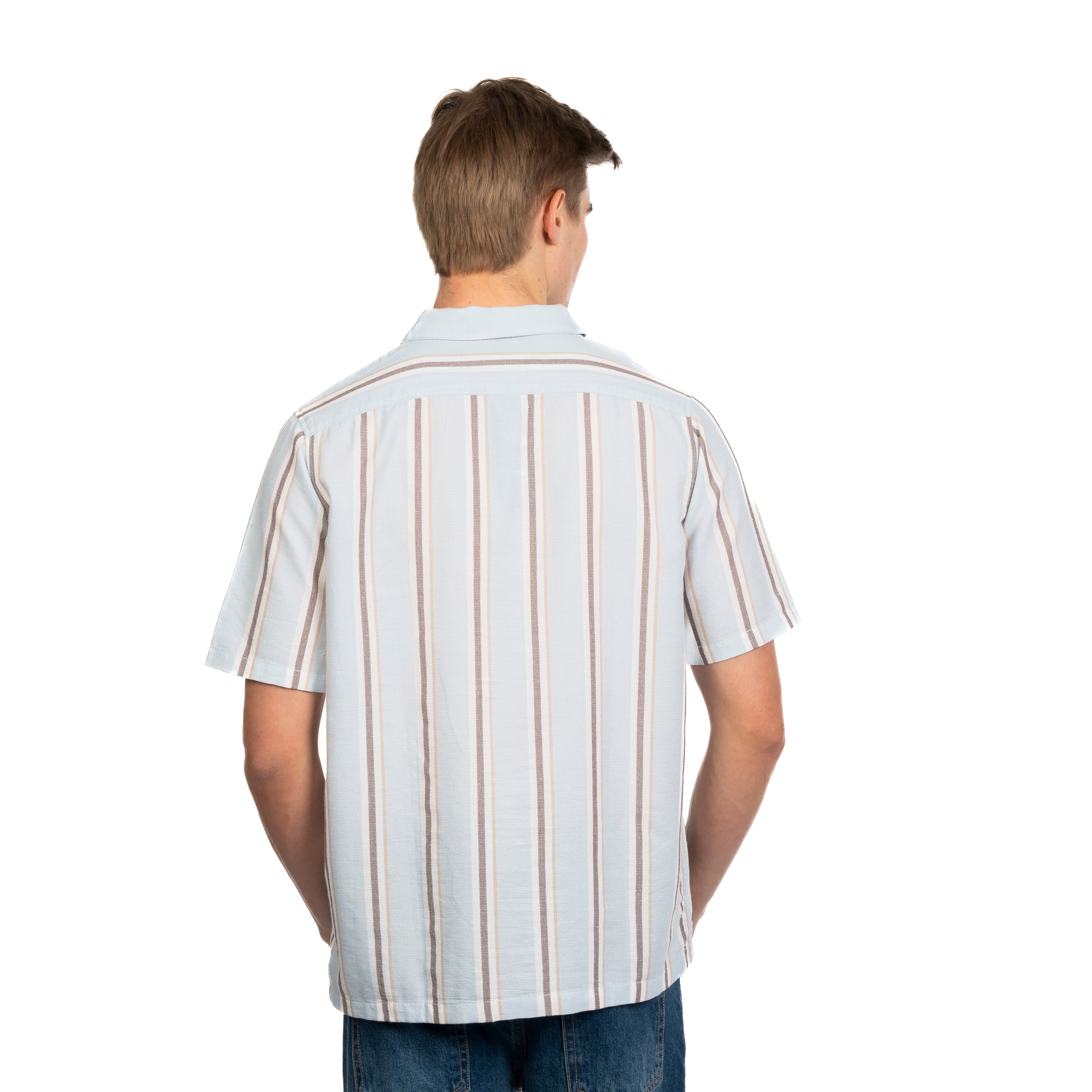 Half Sleeve Shirt - Men - Striped