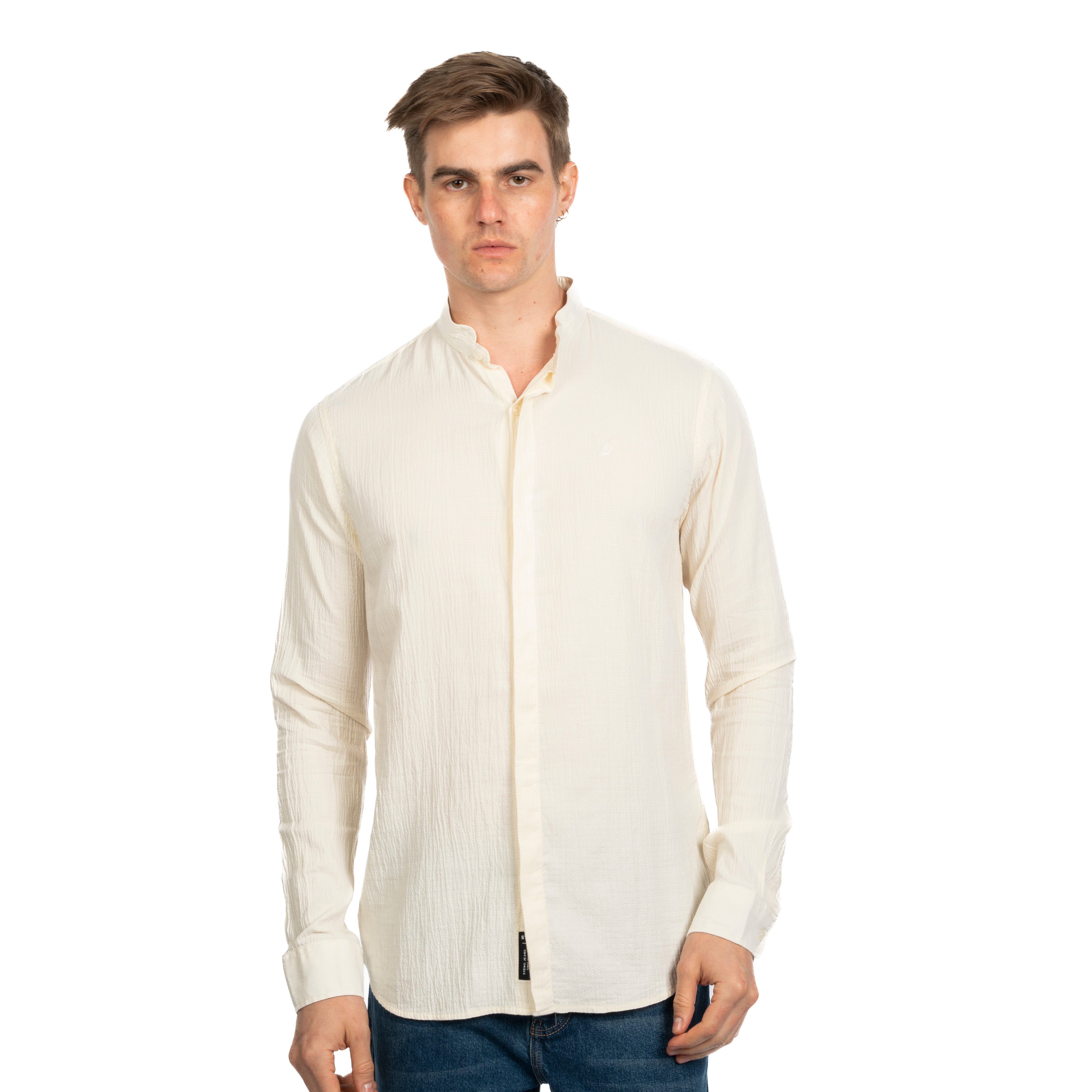 Long Sleeve Shirt - Men - Plain
