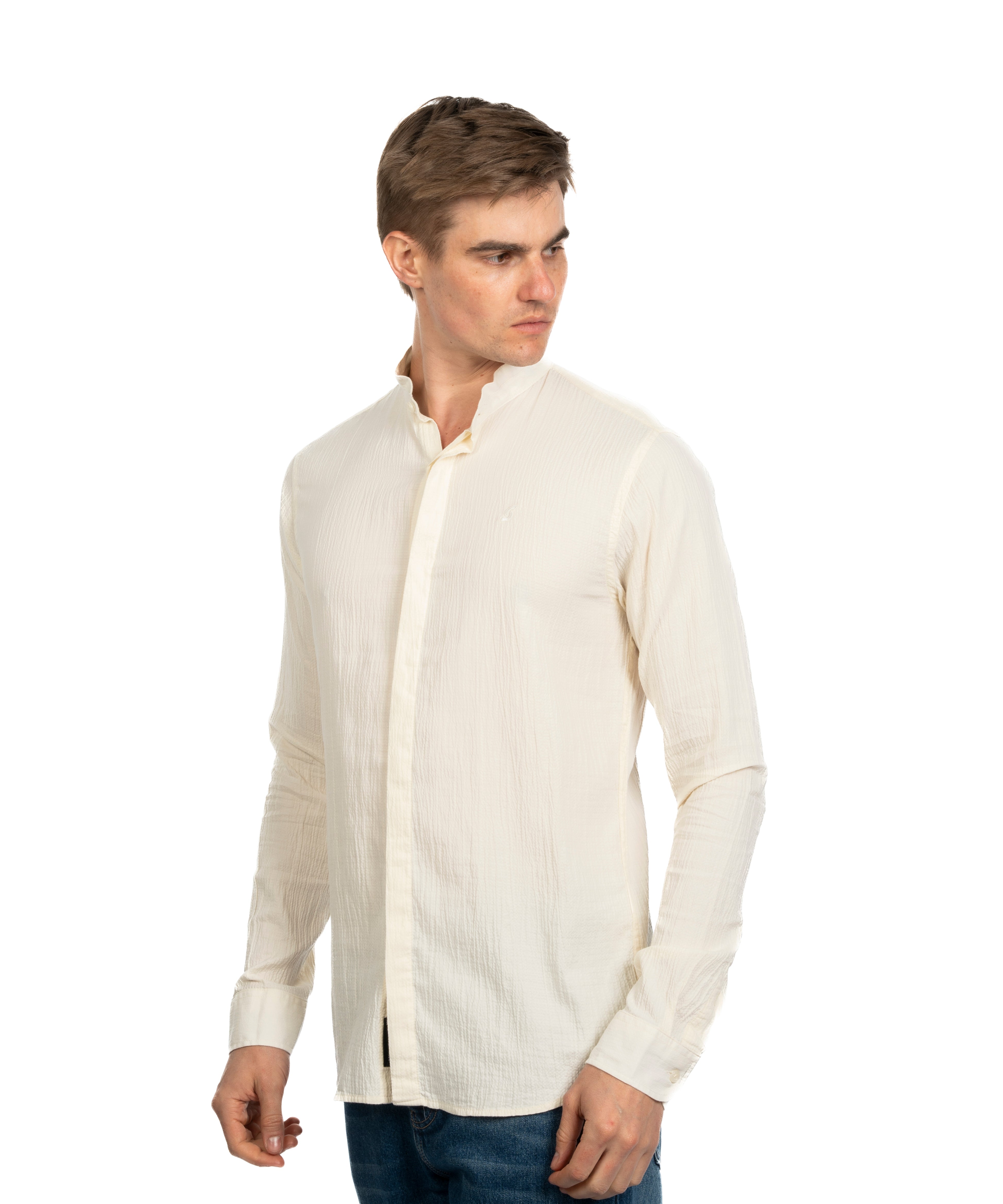 Long Sleeve Shirt - Men - Plain
