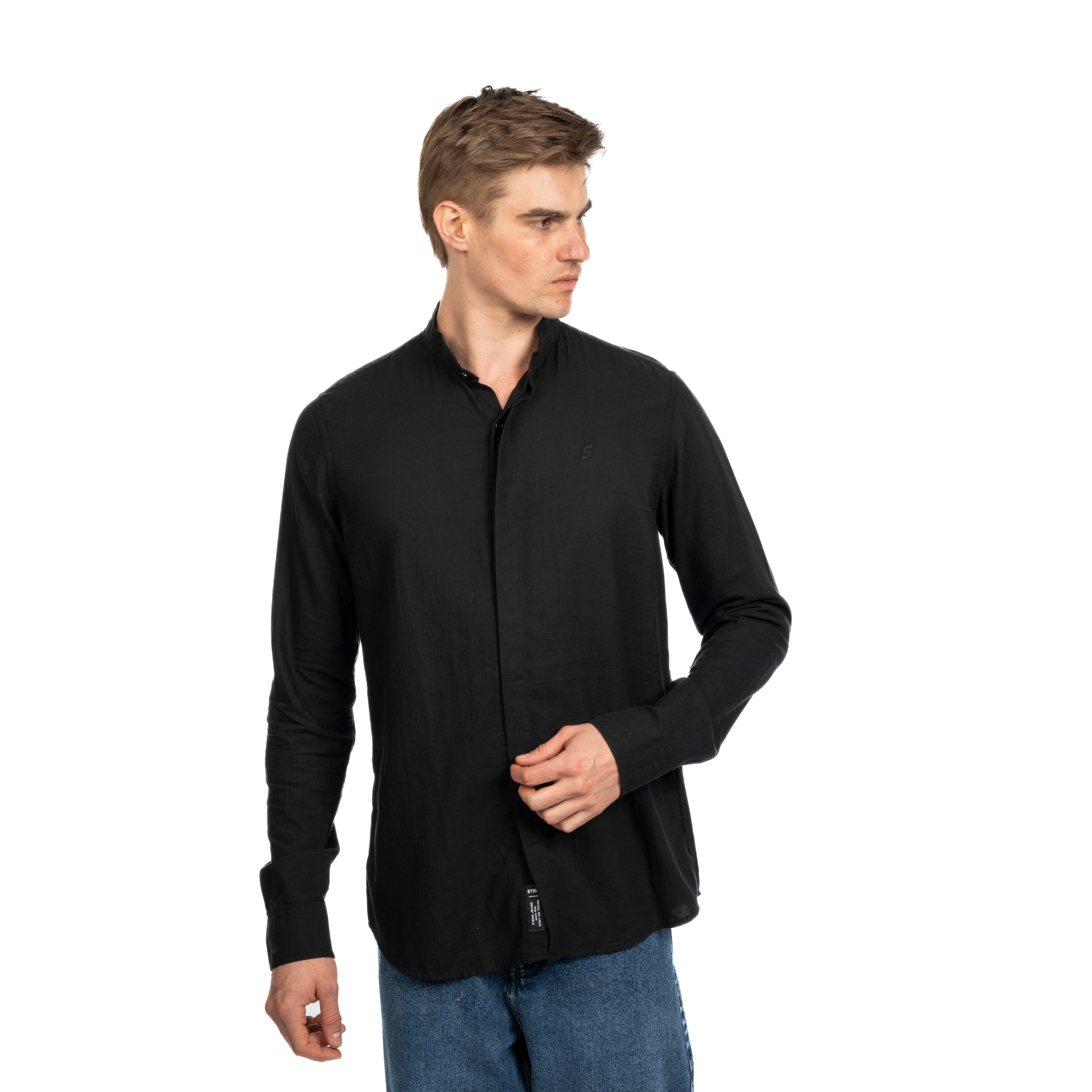 Long Sleeve Shirt - Men - Plain