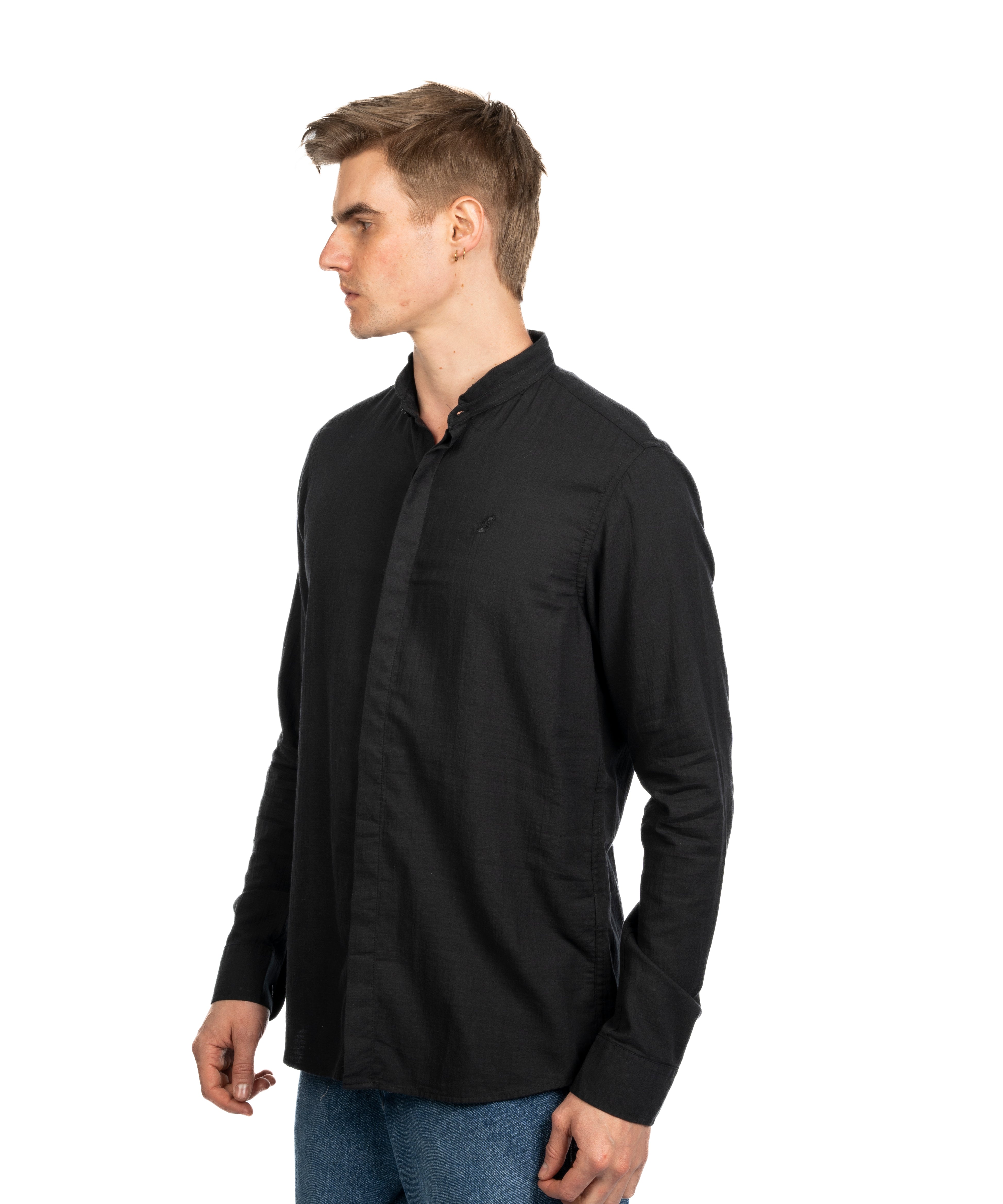 Long Sleeve Shirt - Men - Plain