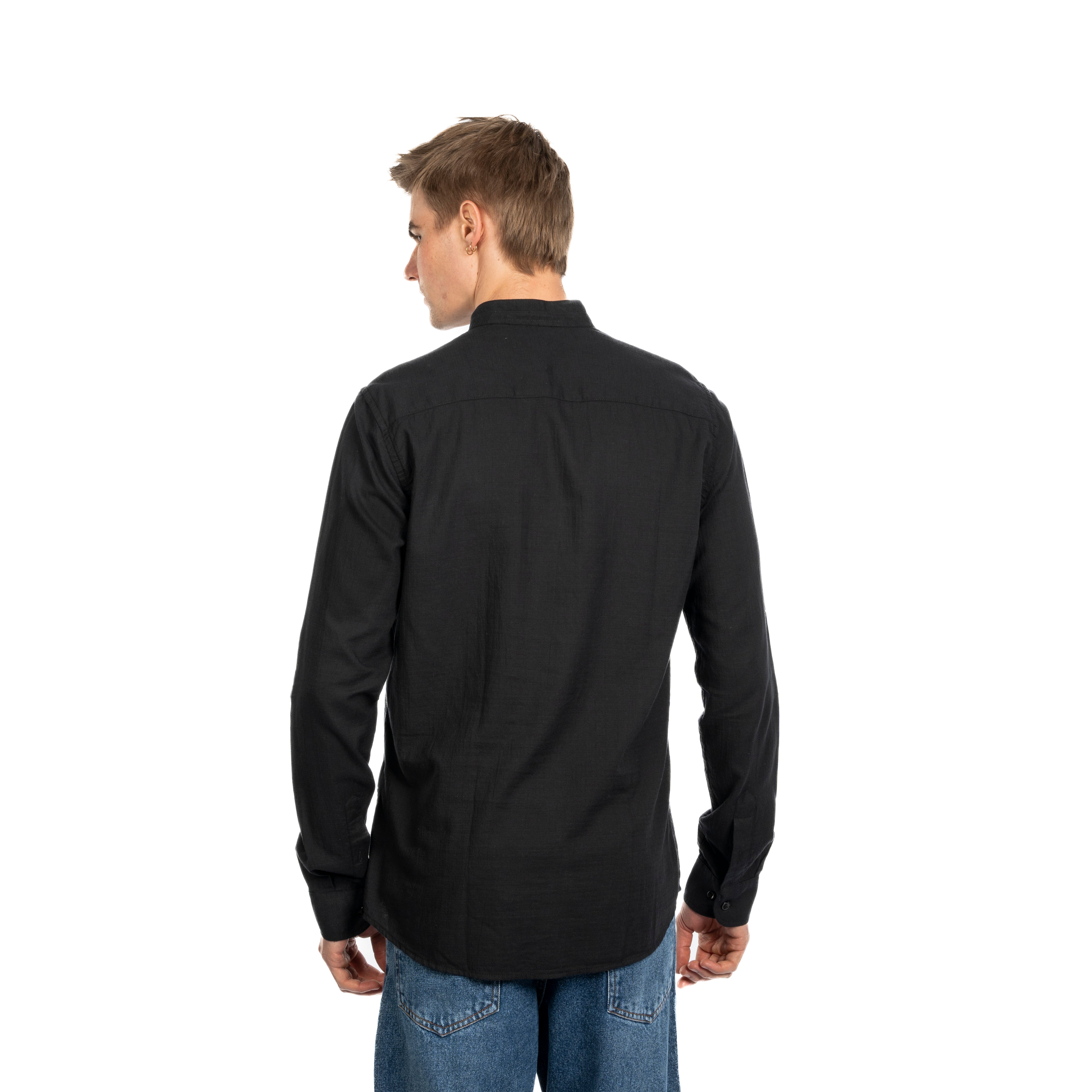 Long Sleeve Shirt - Men - Plain