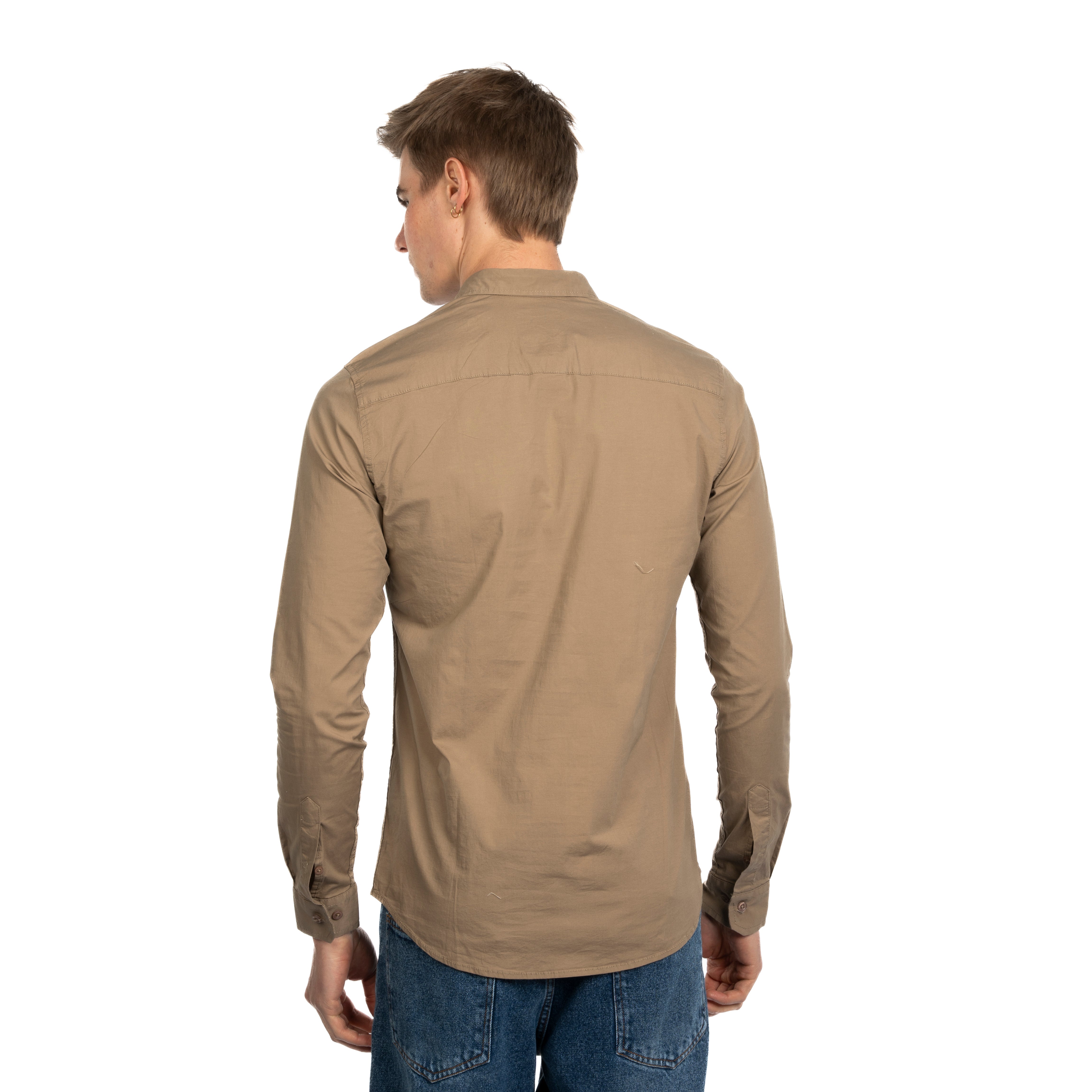 Long Sleeve Shirt - Men - Plain