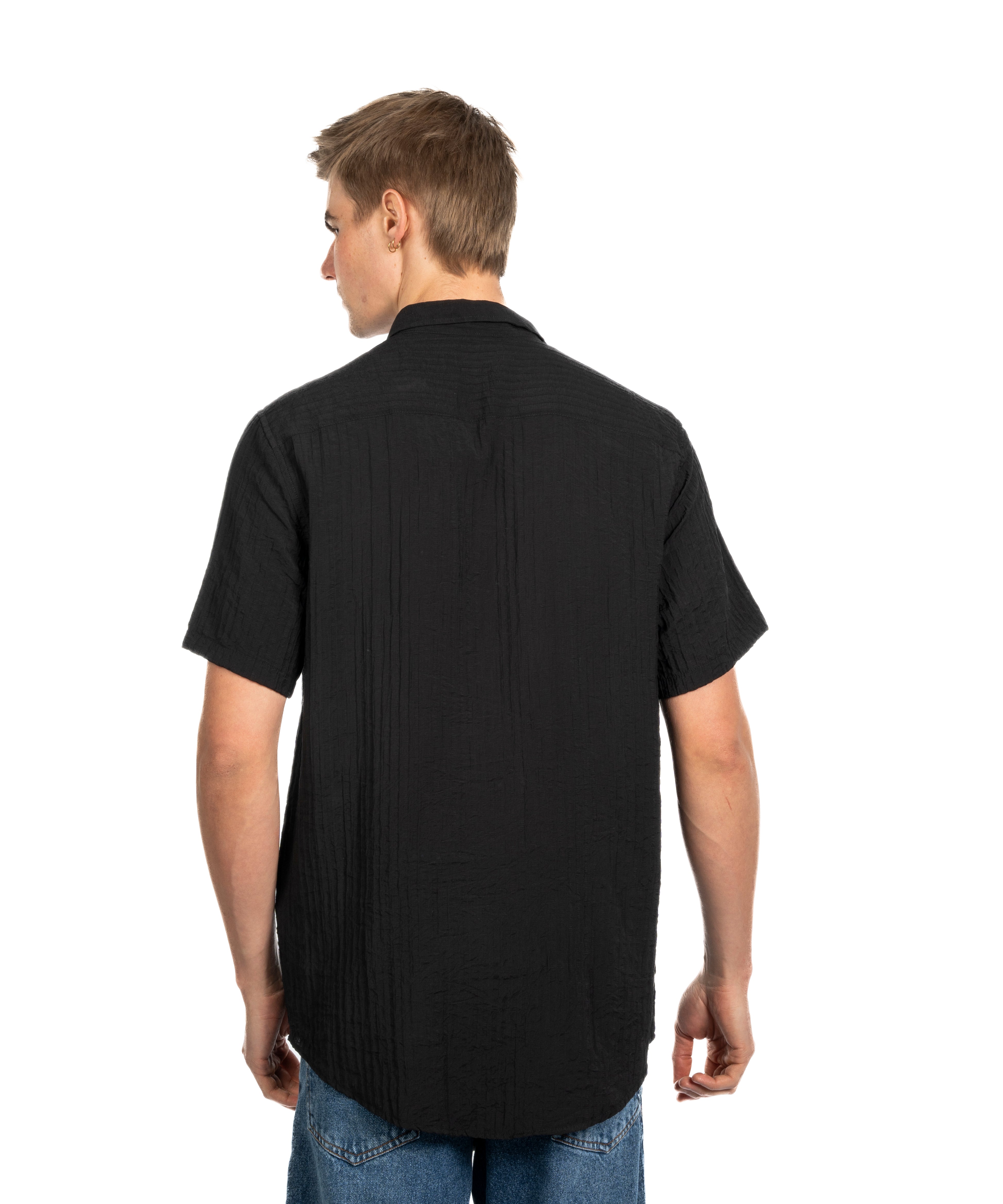 Half Sleeve Shirt - Men - Striped