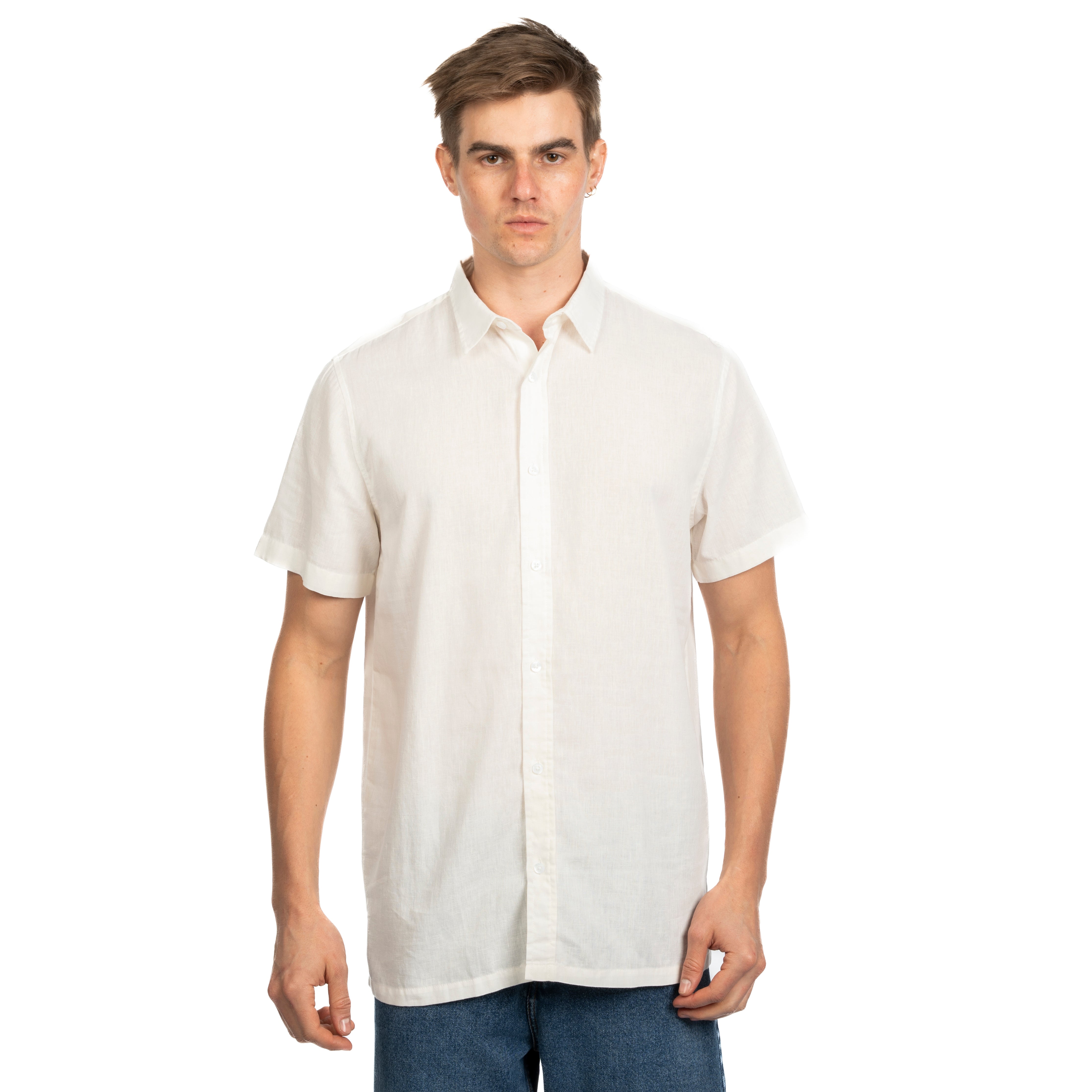 Half Sleeve Shirt - Men - Striped