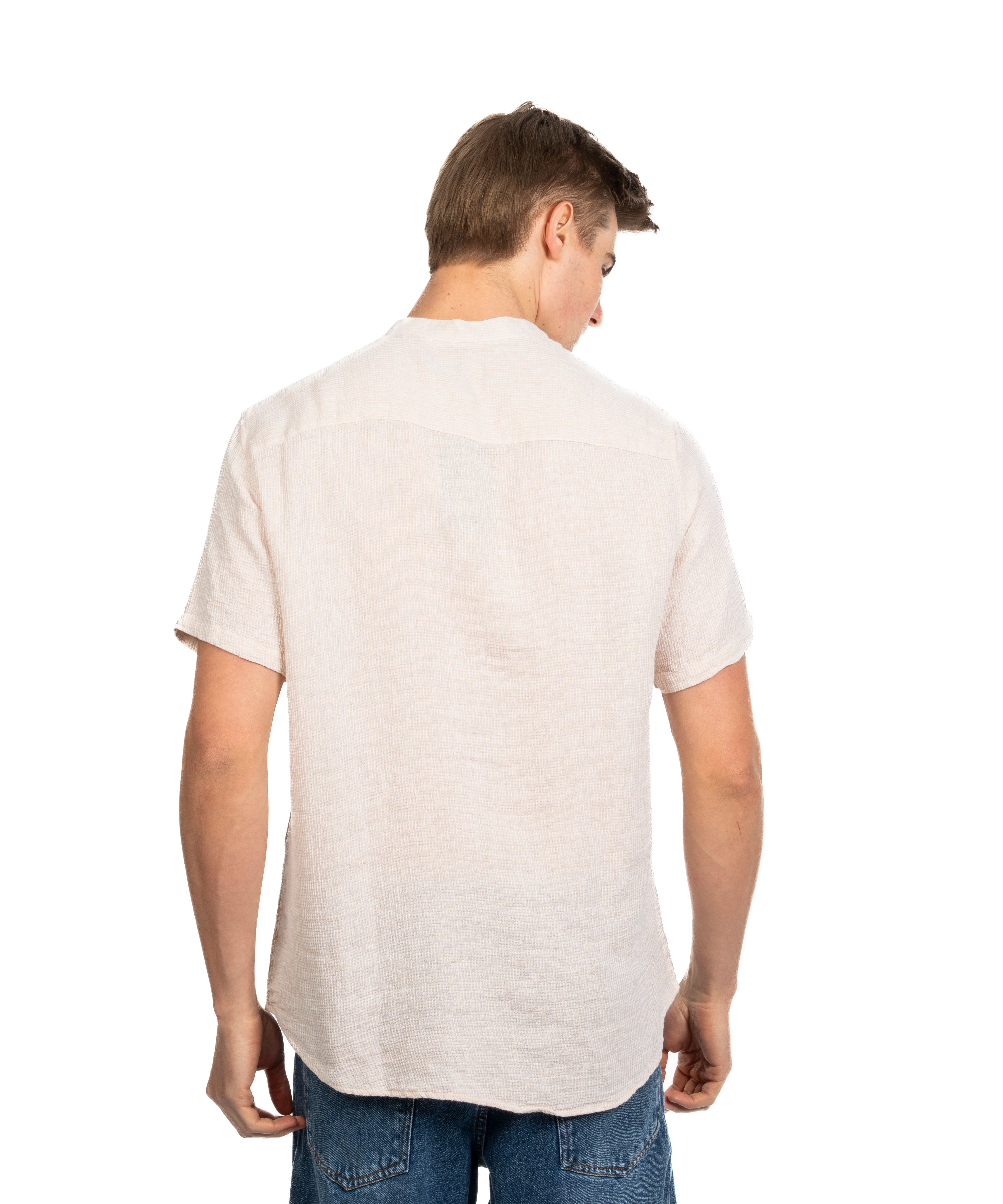 Half Sleeve Shirt - Men - Striped
