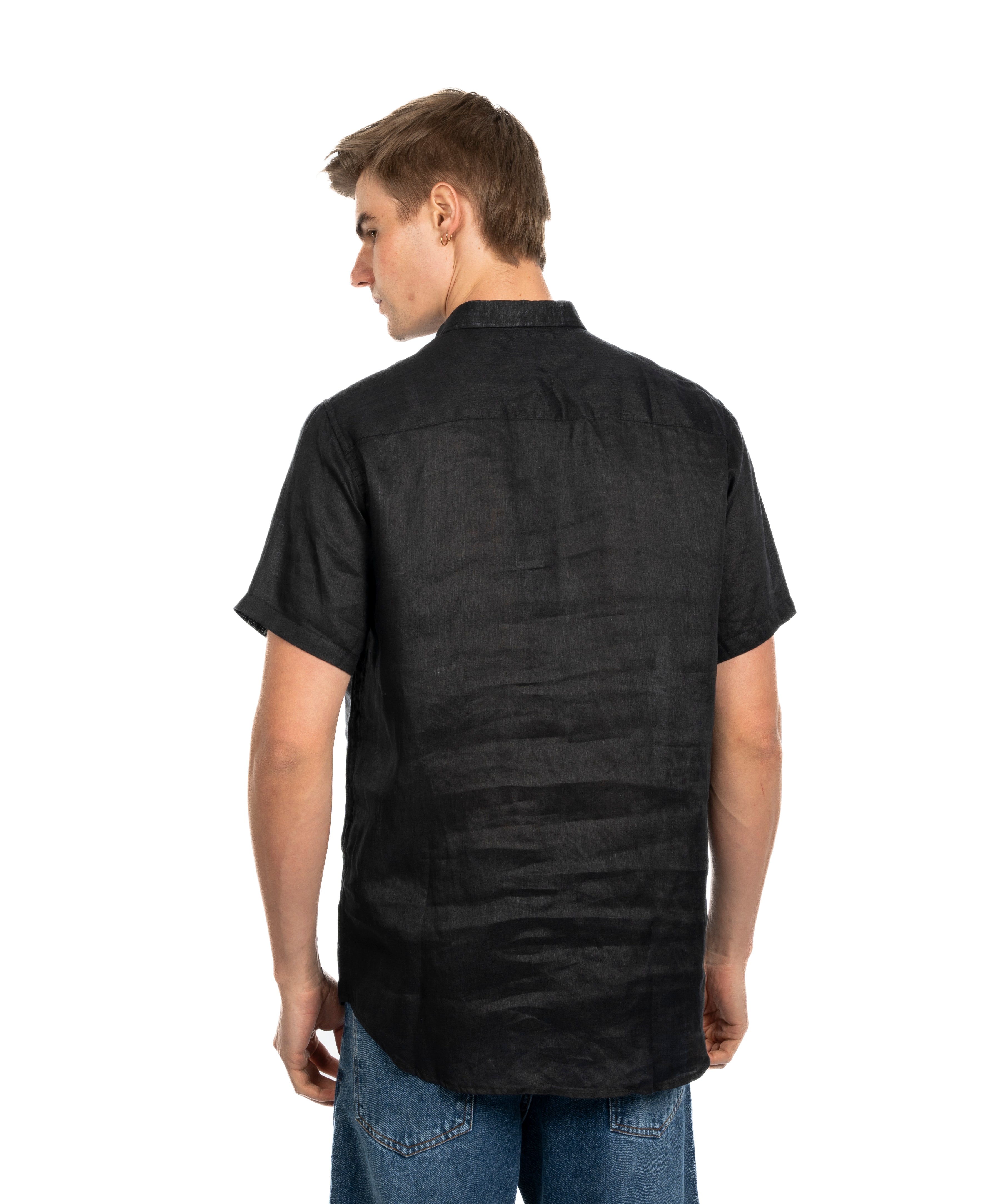 Half Sleeve Shirt - Men - Plain