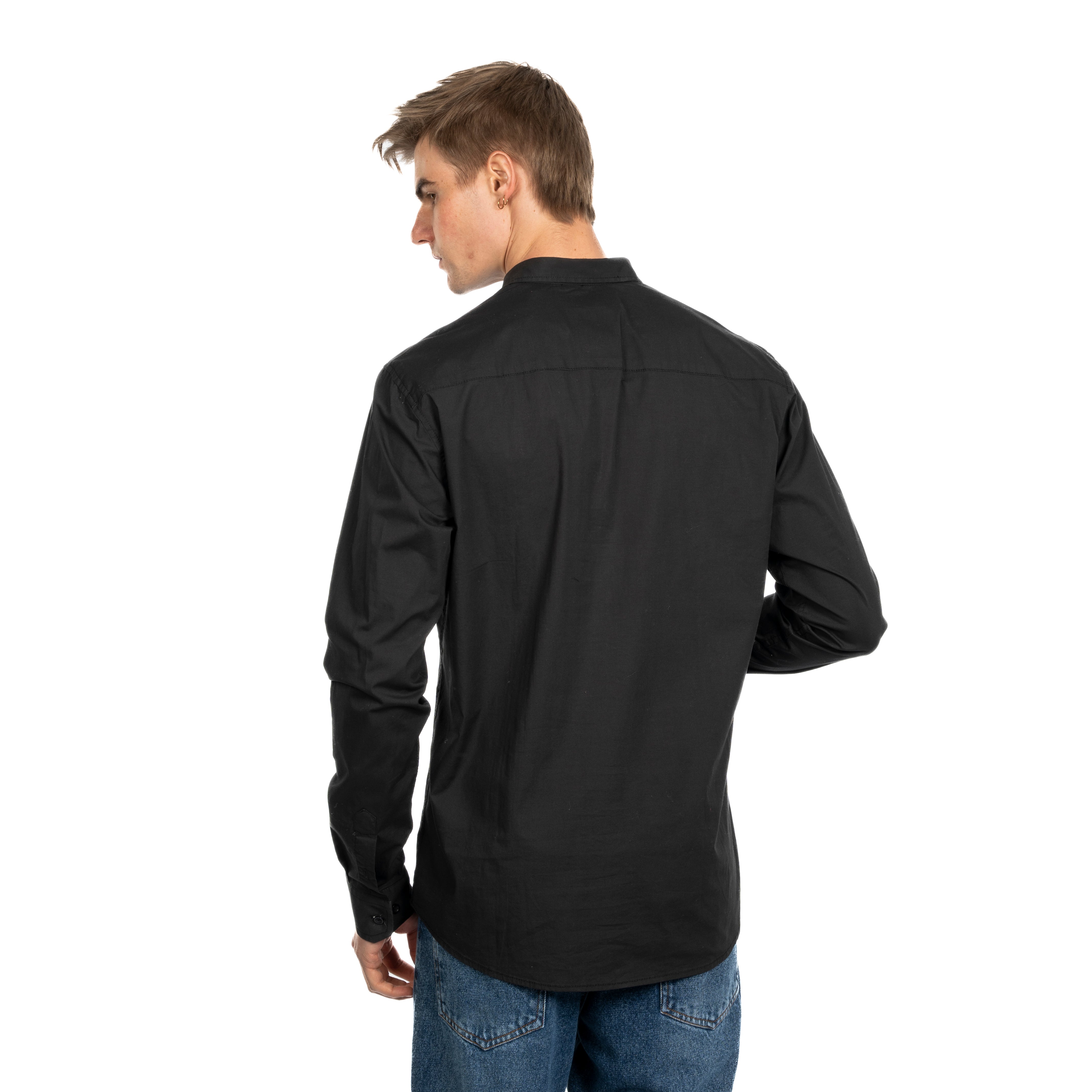 Long Sleeve Shirt - Men - Plain