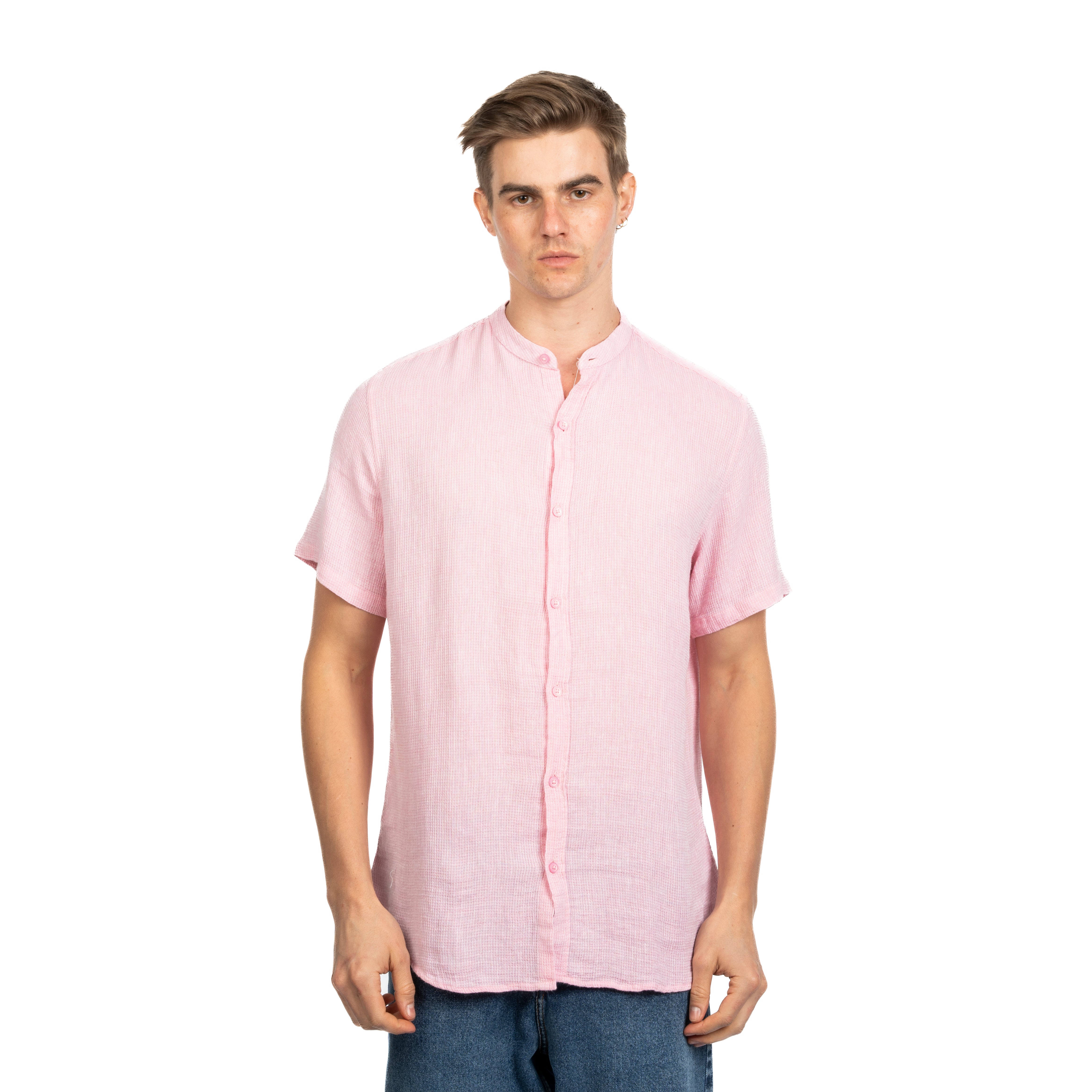 Half Sleeve Shirt - Men - Striped