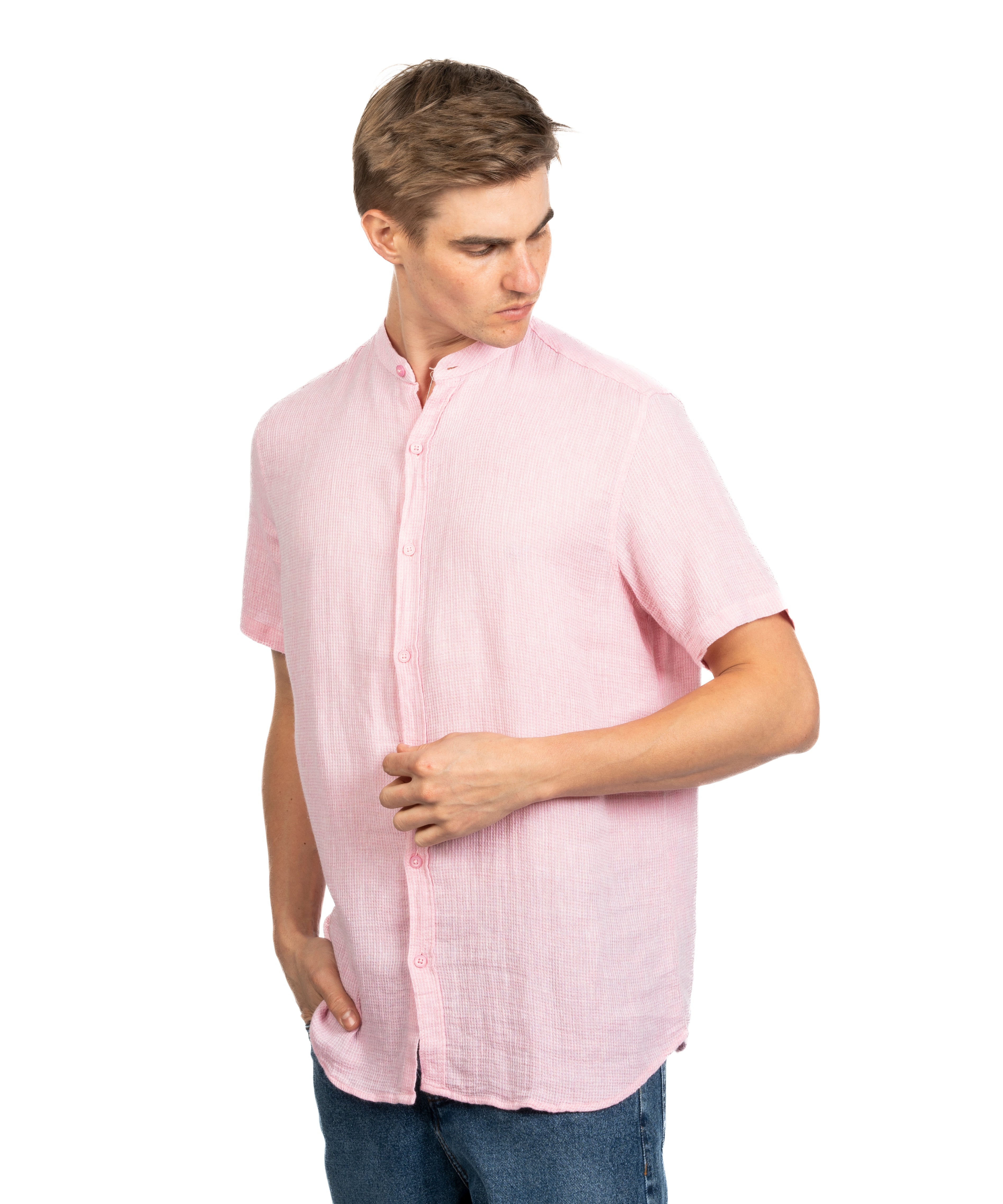 Half Sleeve Shirt - Men - Striped
