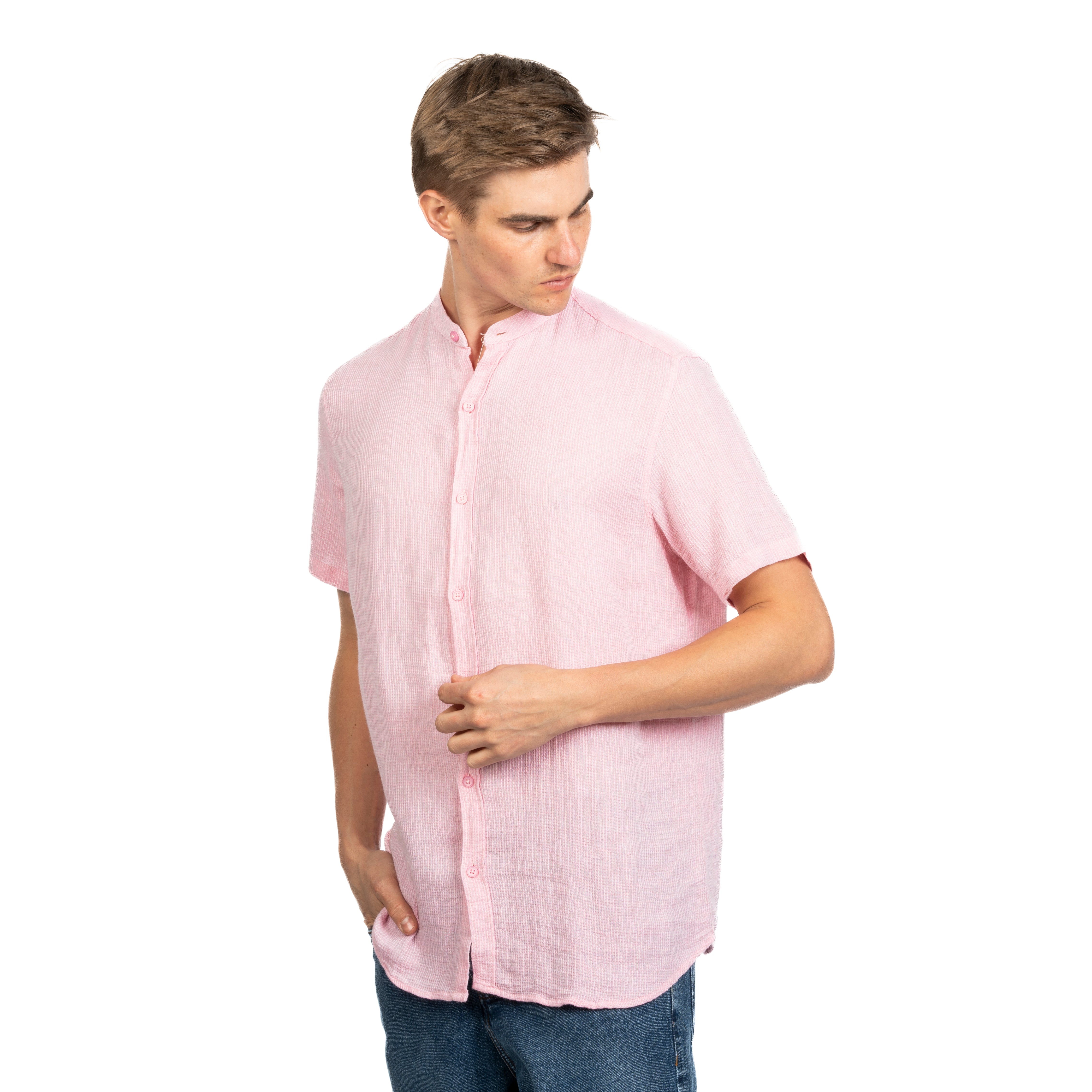 Half Sleeve Shirt - Men - Striped