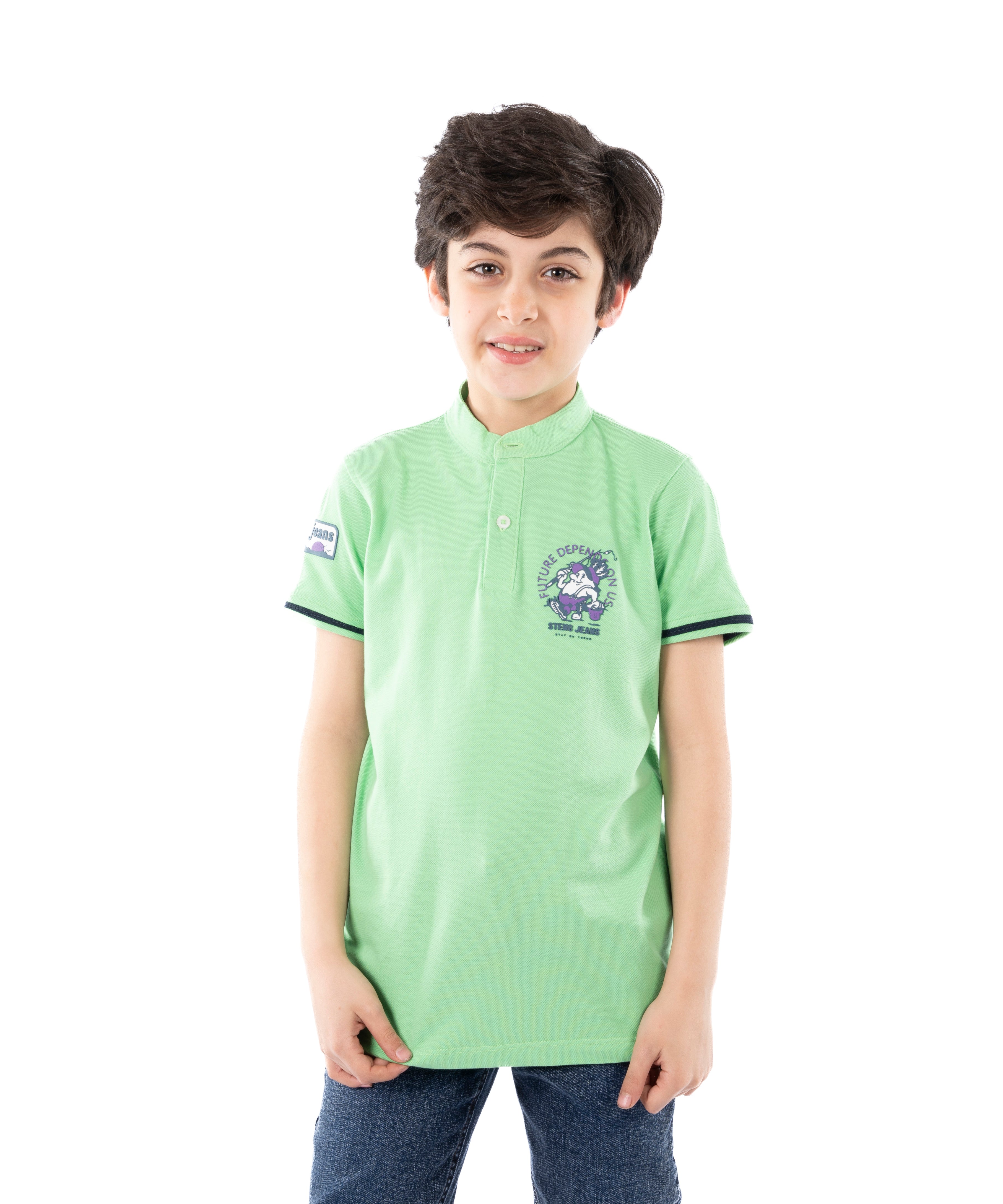 Polo T Shirt - Boys - Printed
