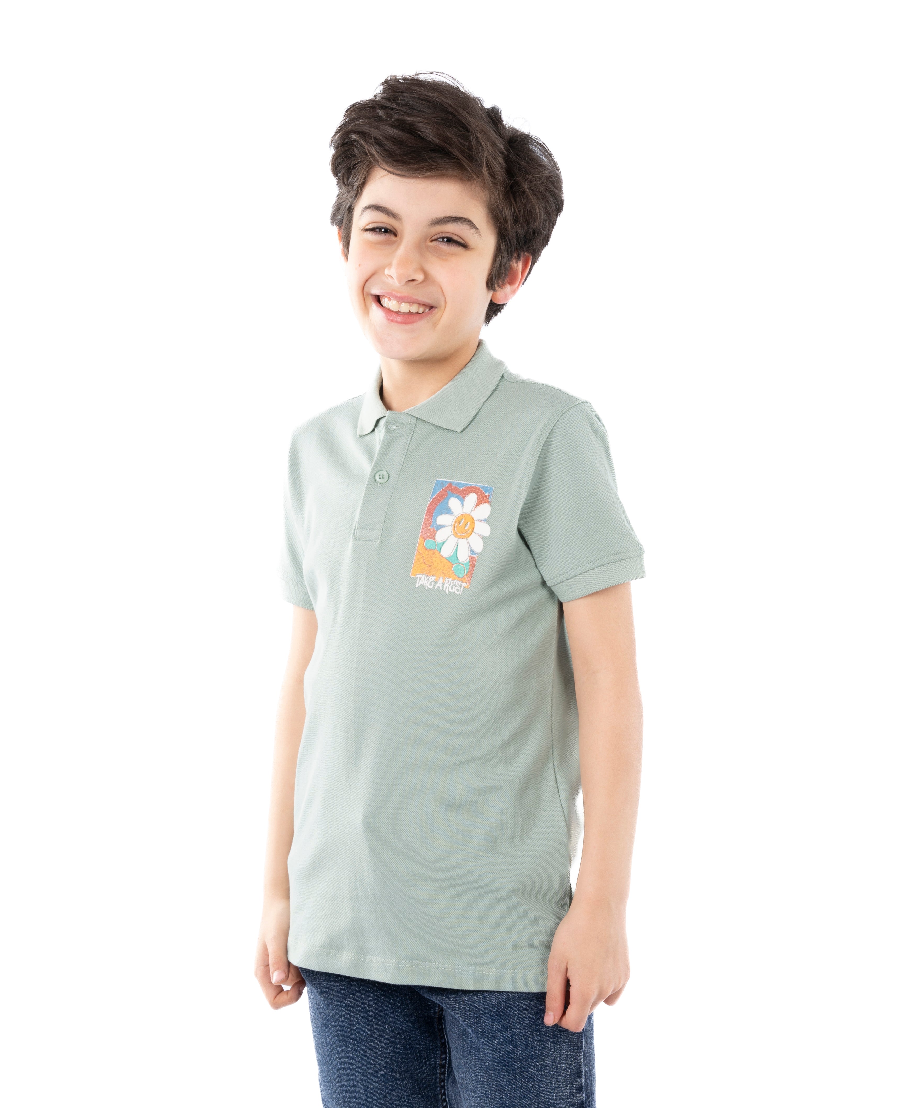 Polo T Shirt - Boys - Printed
