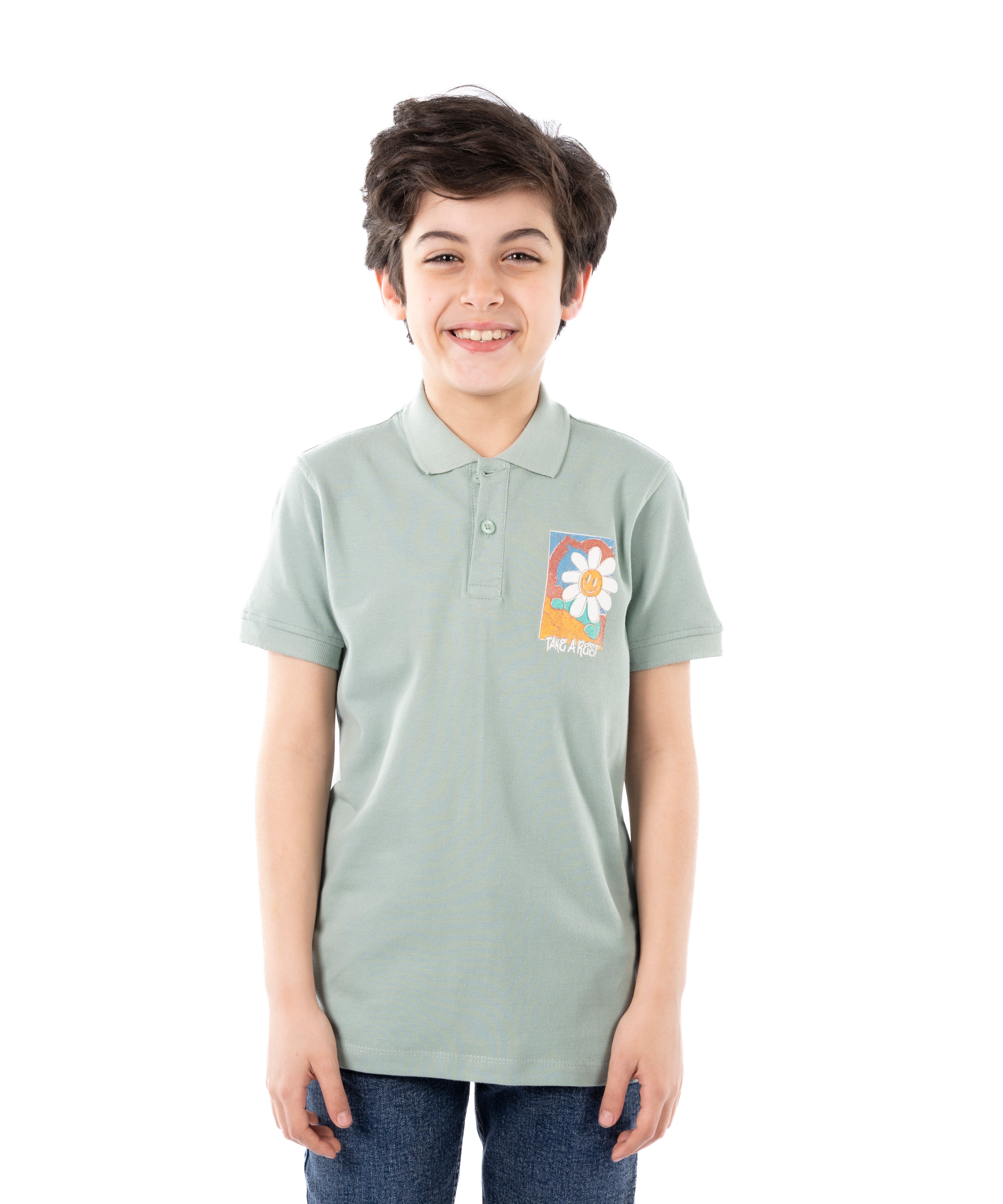 Polo T Shirt - Boys - Printed
