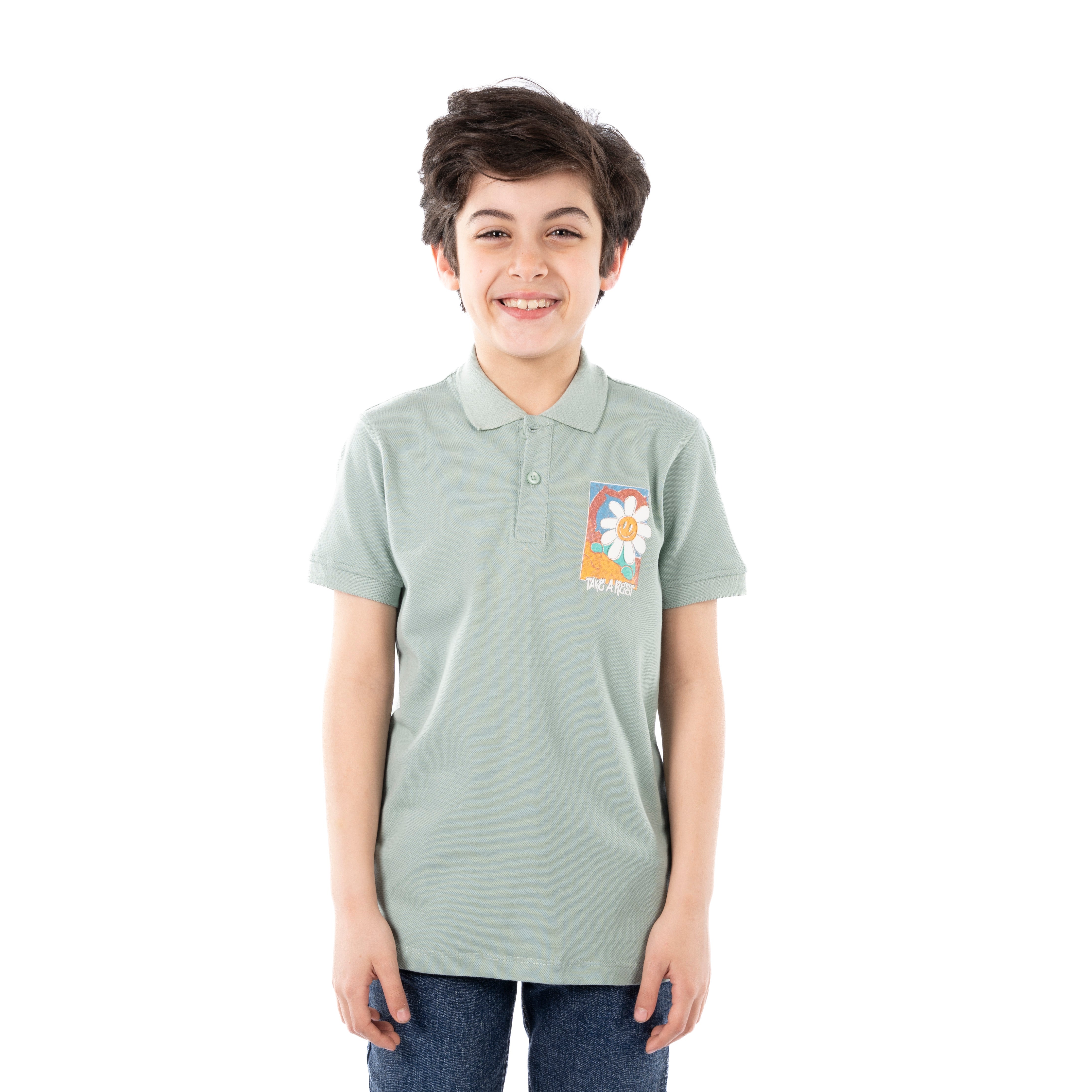 Polo T Shirt - Boys - Printed