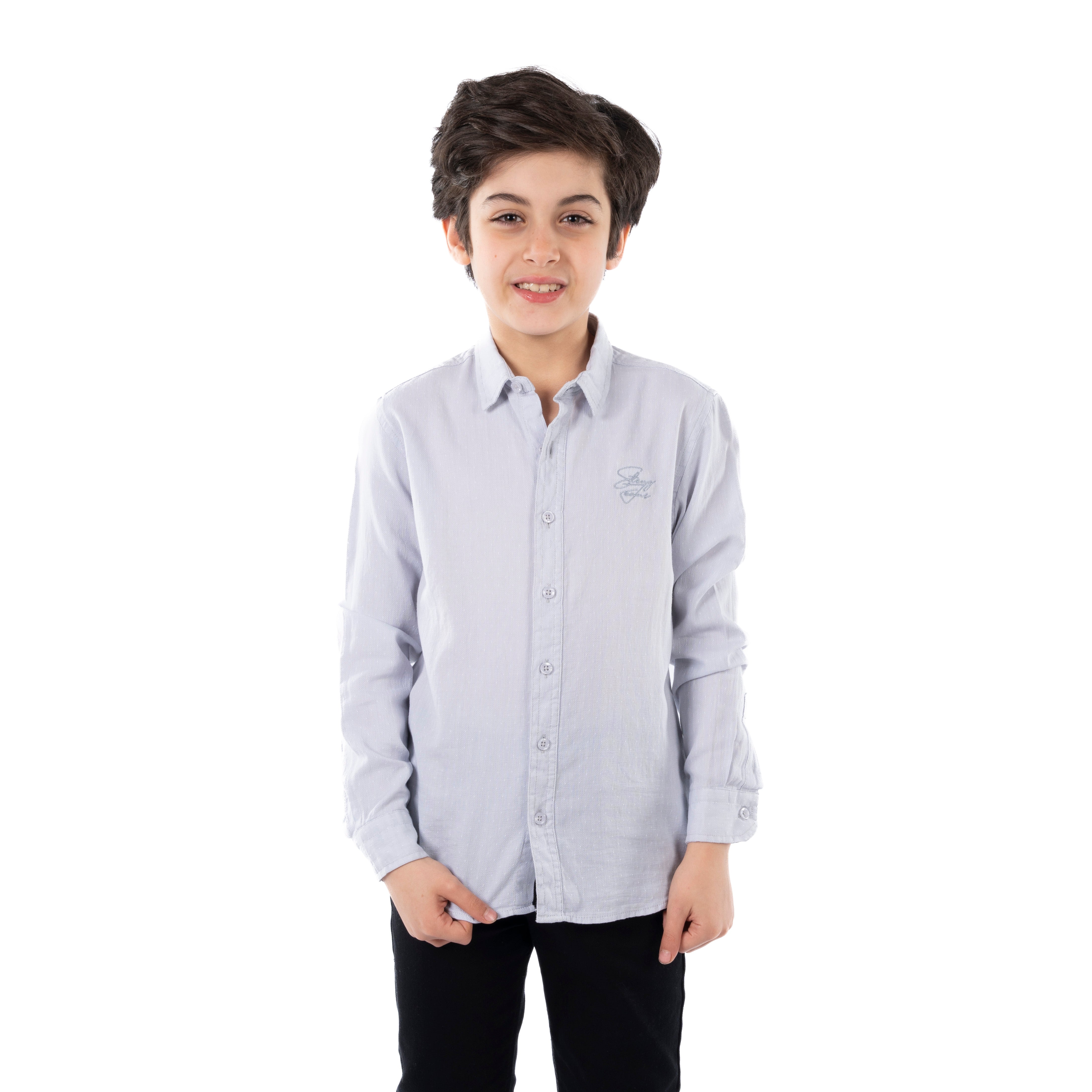 Long Sleeve Shirt - Boys - Plain