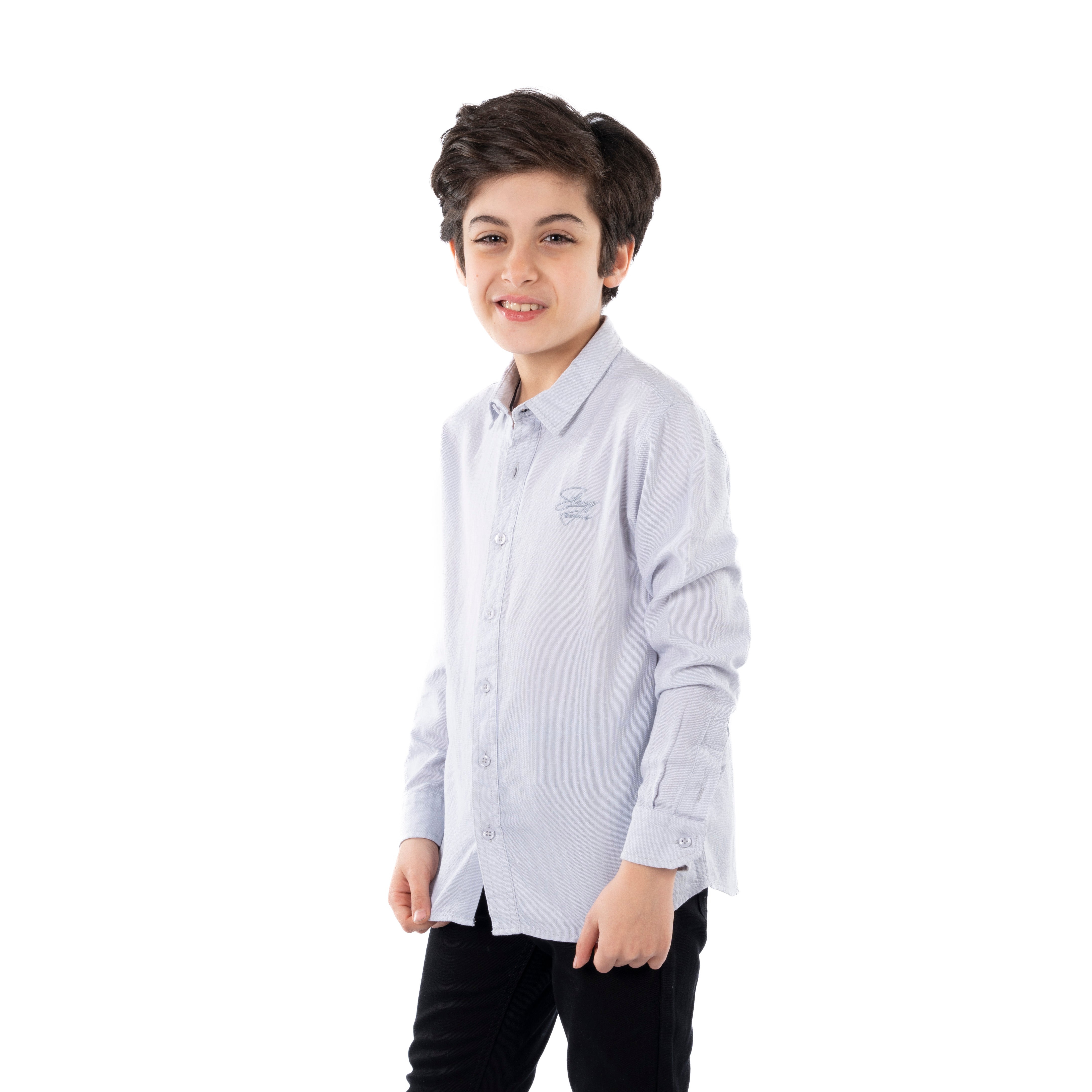 Long Sleeve Shirt - Boys - Plain