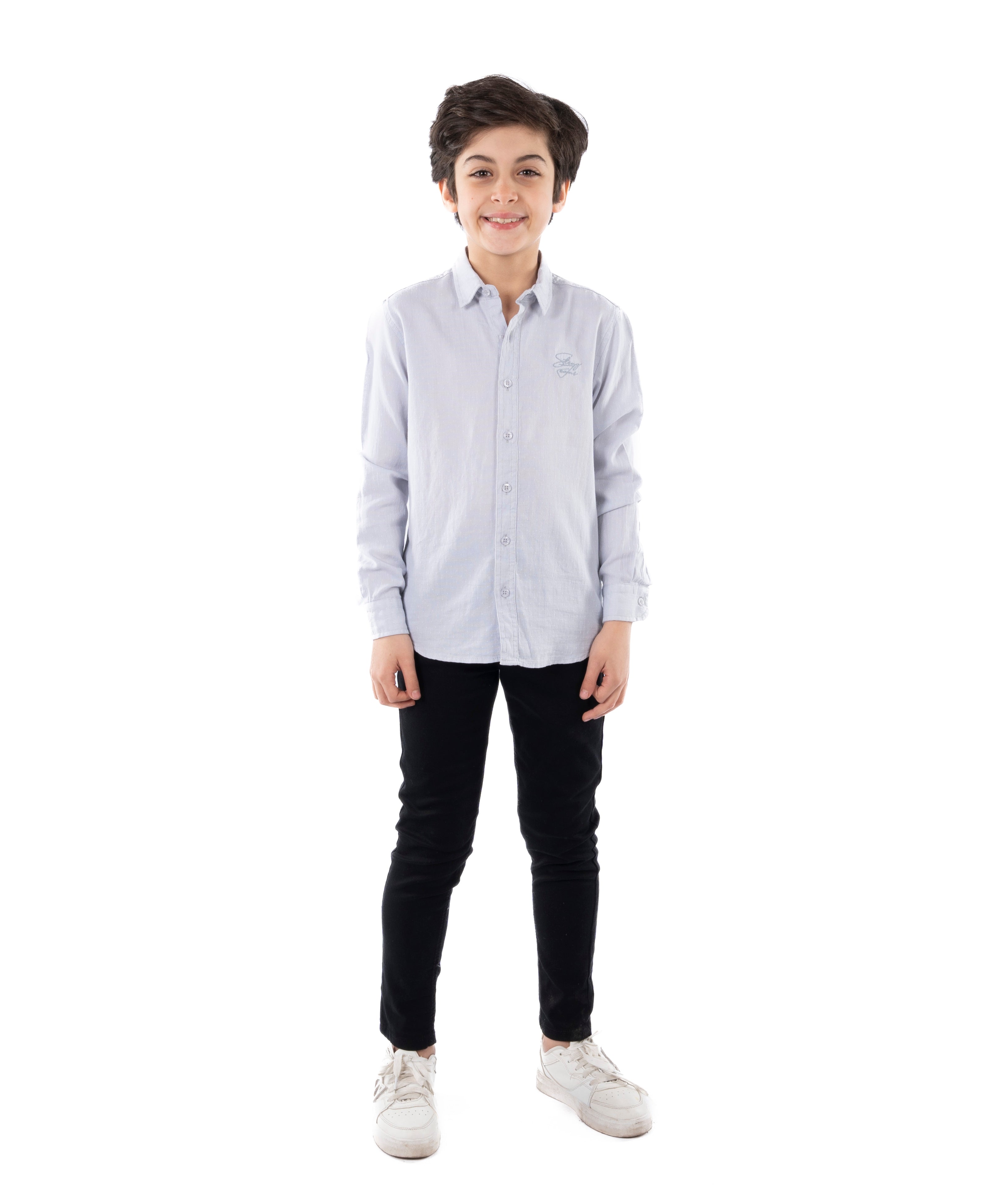 Long Sleeve Shirt - Boys - Plain