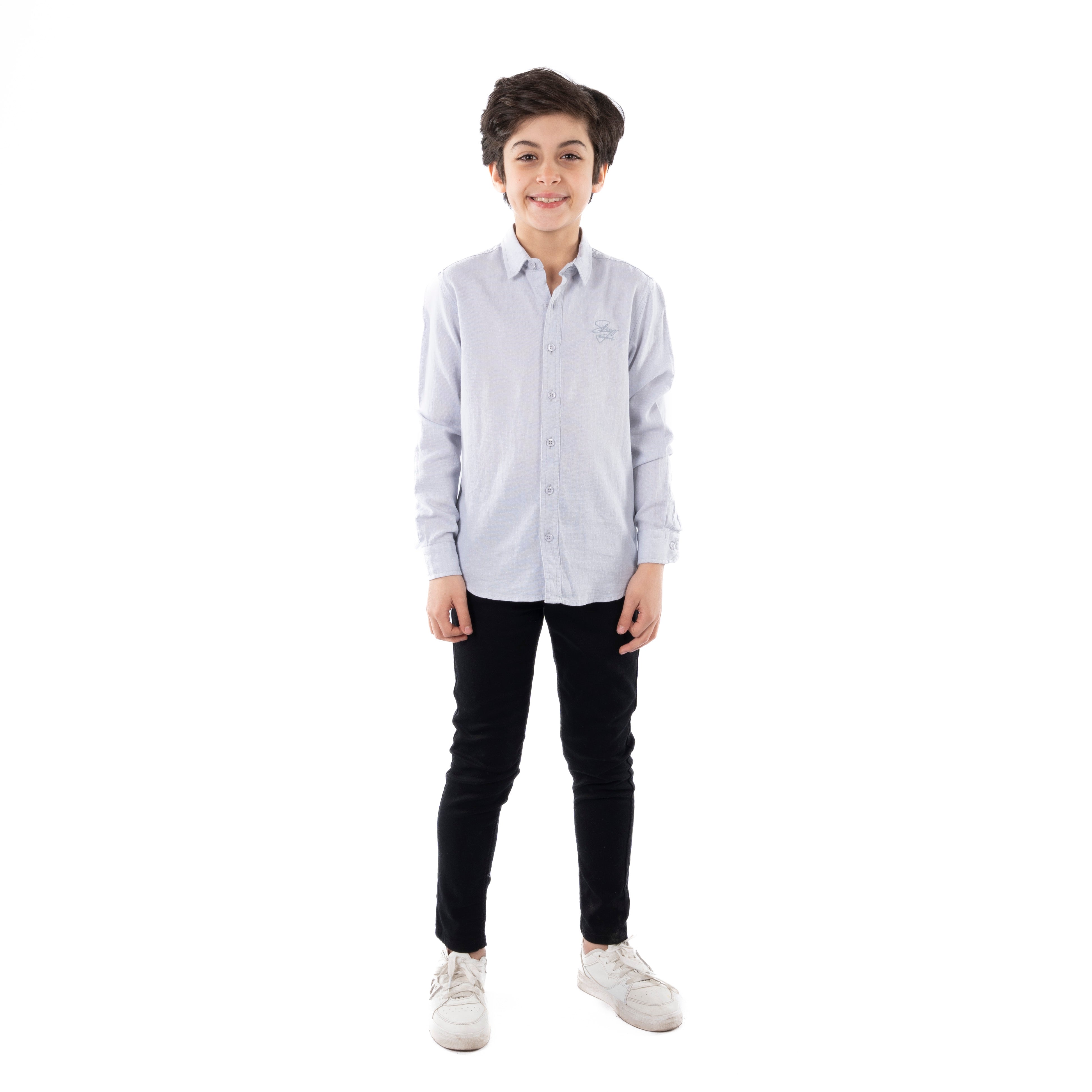 Long Sleeve Shirt - Boys - Plain