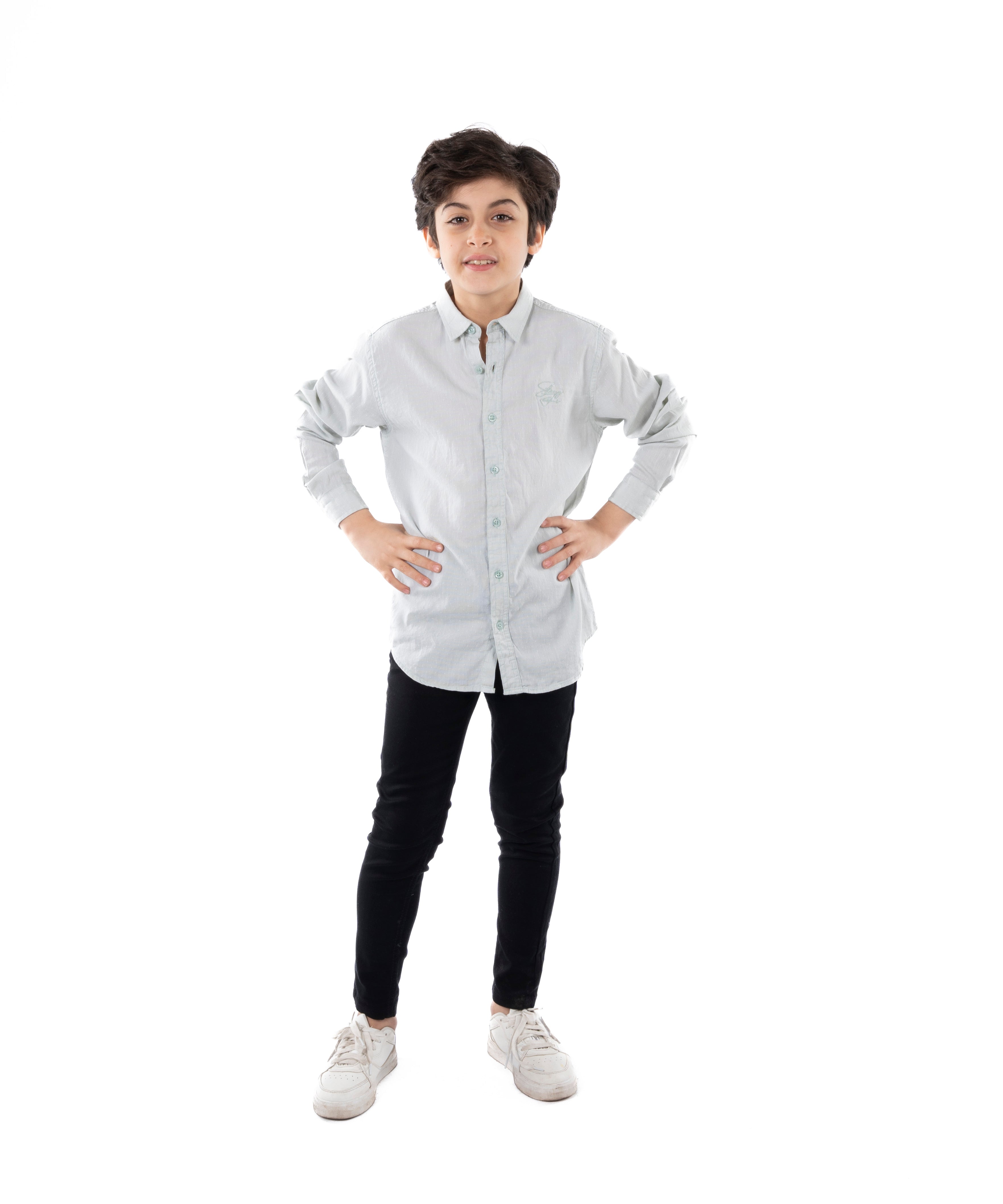 Long Sleeve Shirt - Boys - Plain