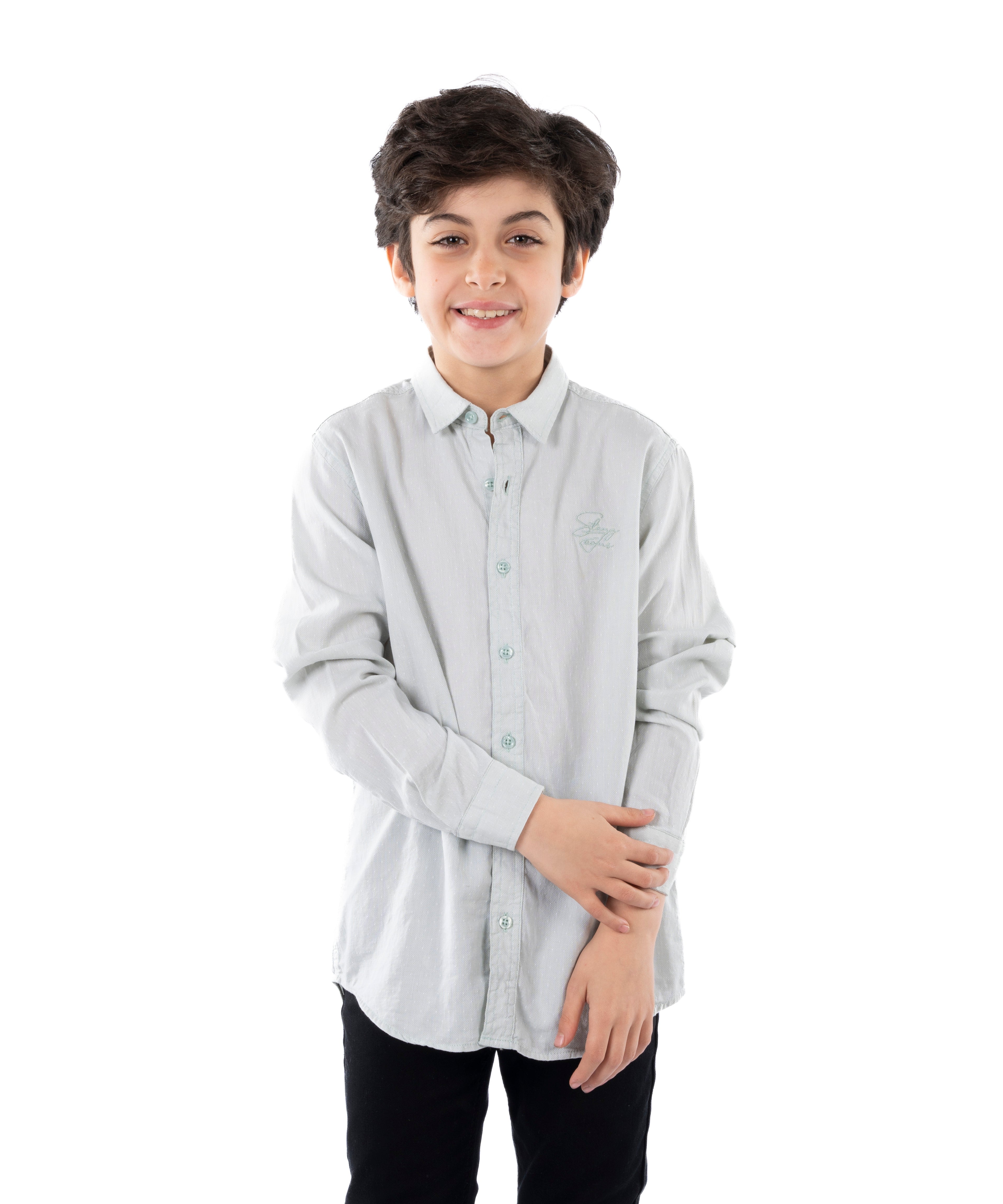 Long Sleeve Shirt - Boys - Plain