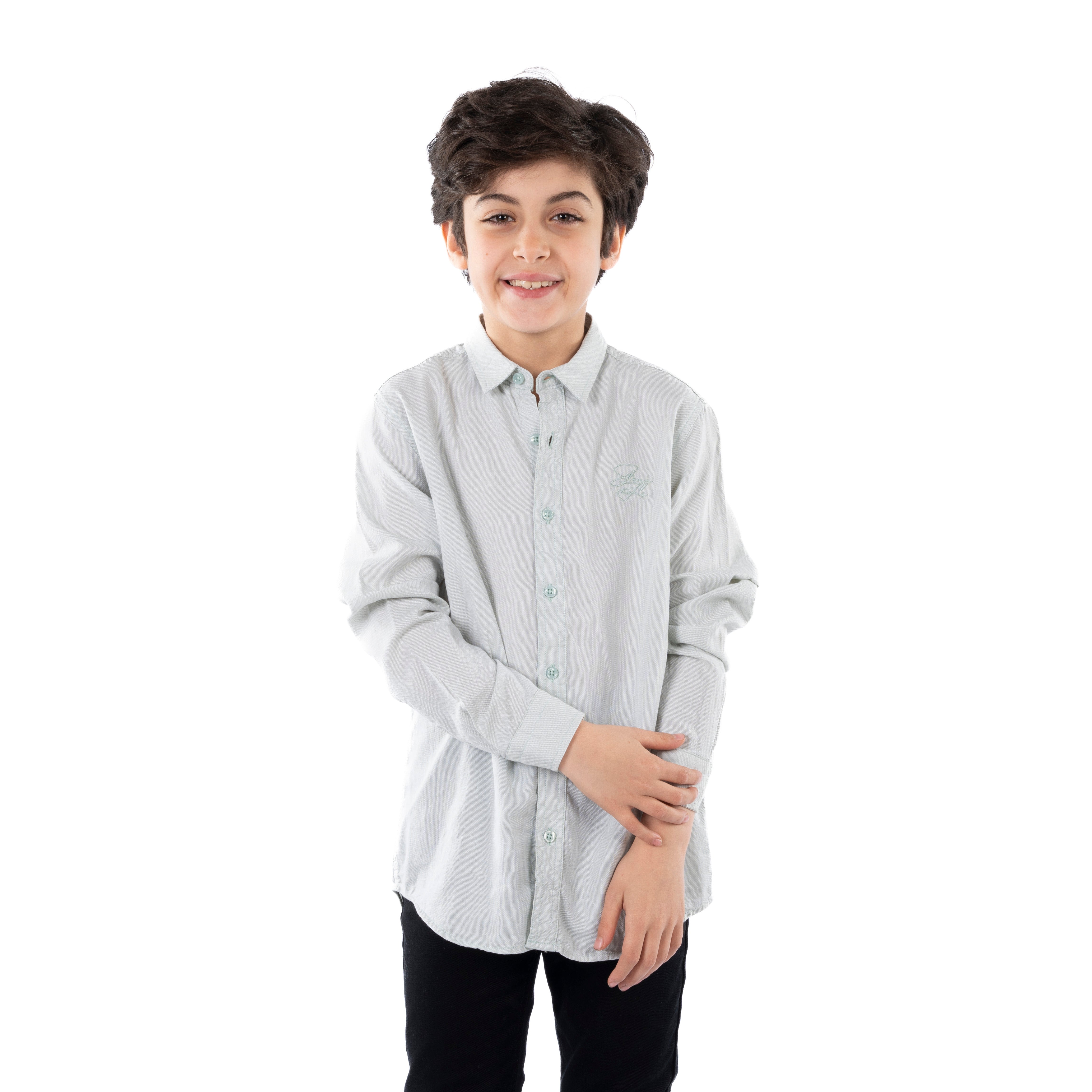Long Sleeve Shirt - Boys - Plain