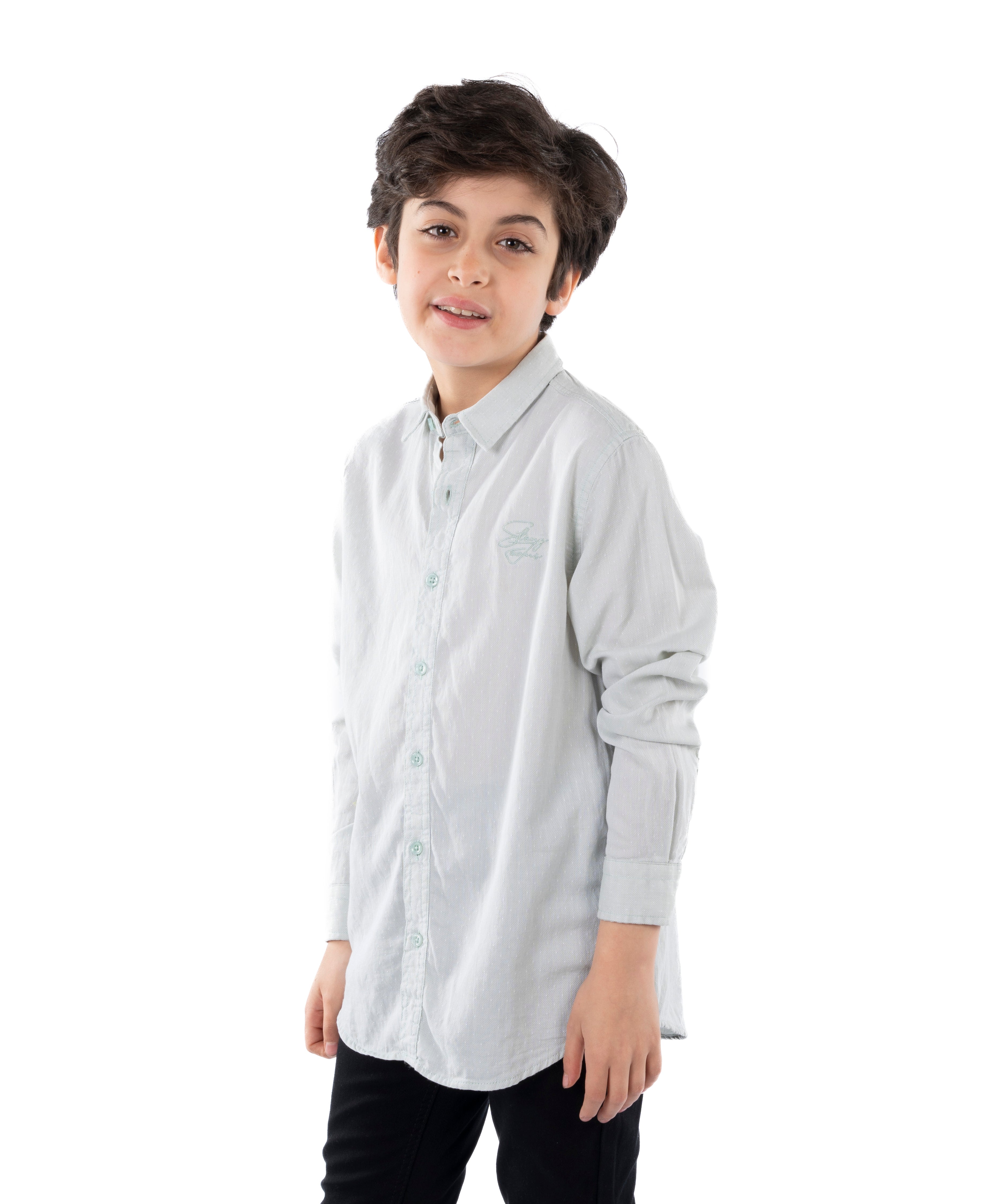 Long Sleeve Shirt - Boys - Plain