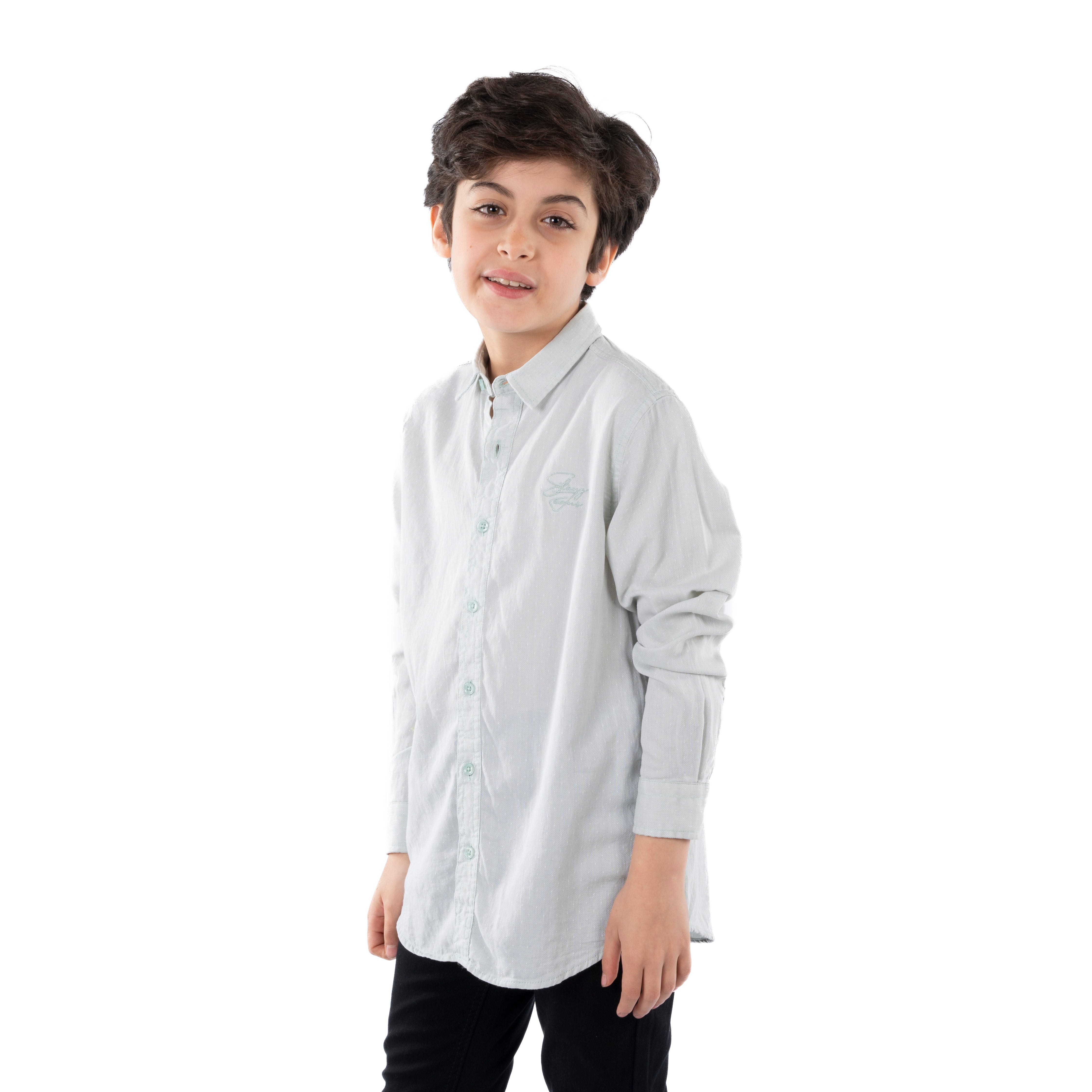 Long Sleeve Shirt - Boys - Plain