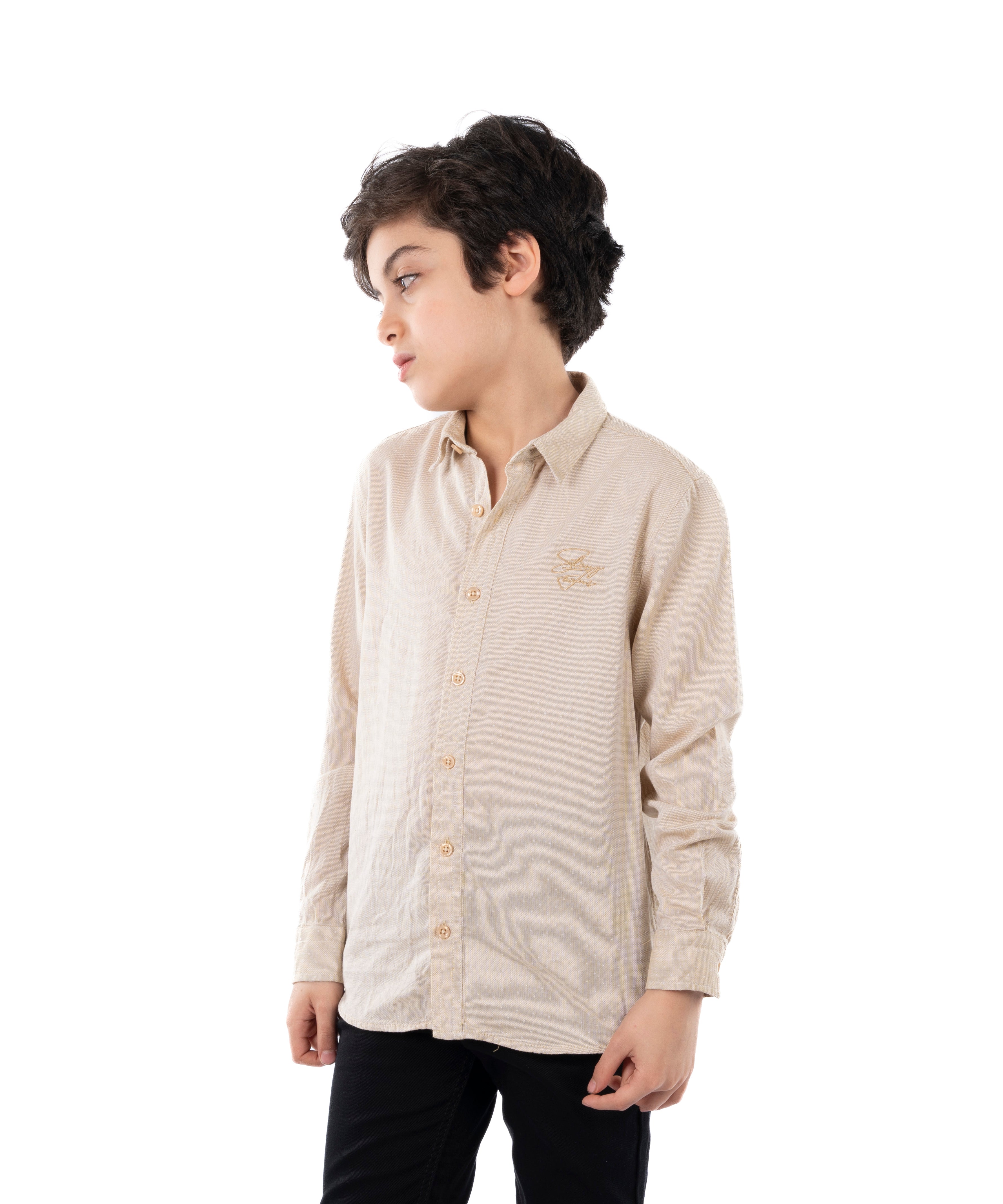 Long Sleeve Shirt - Boys - Plain