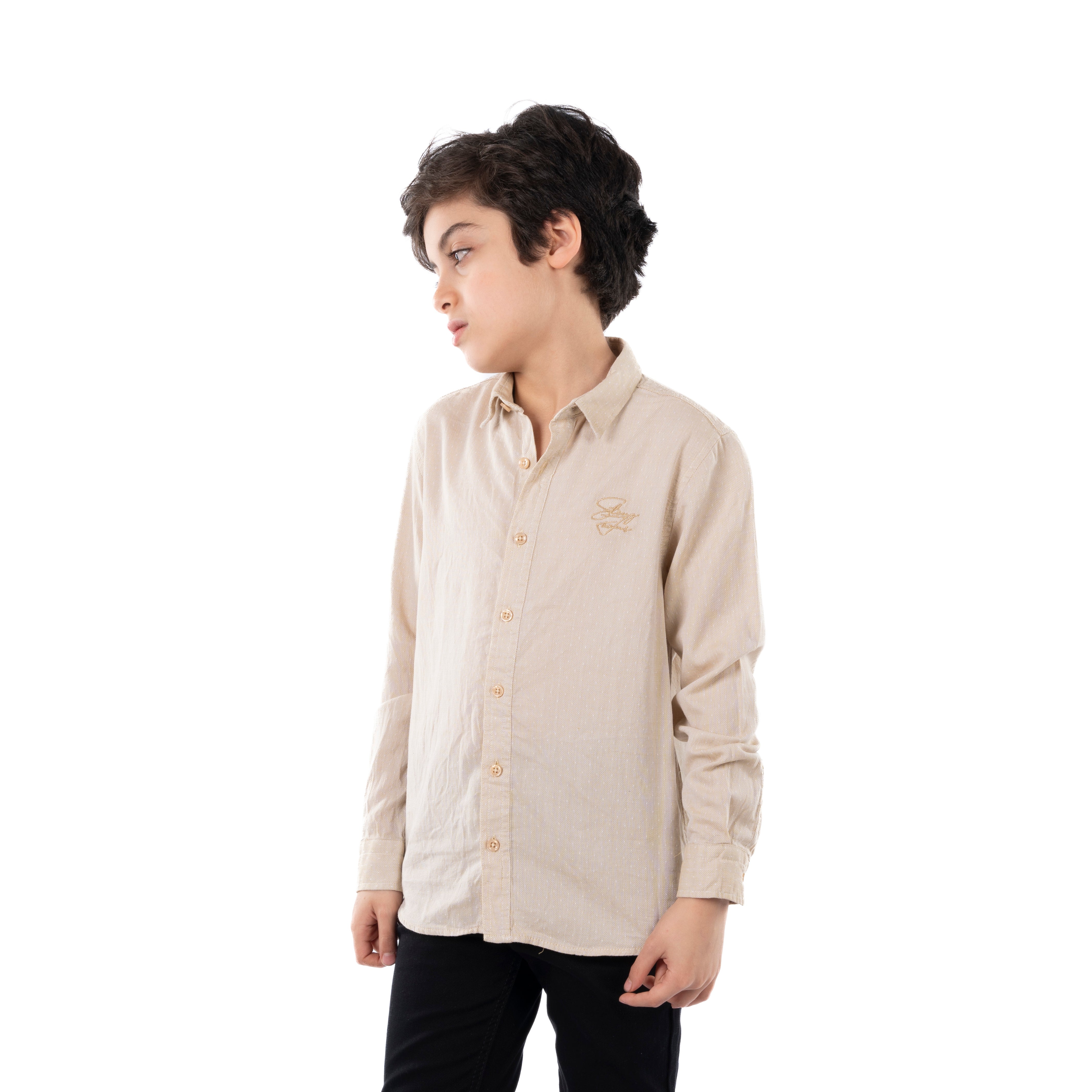 Long Sleeve Shirt - Boys - Plain