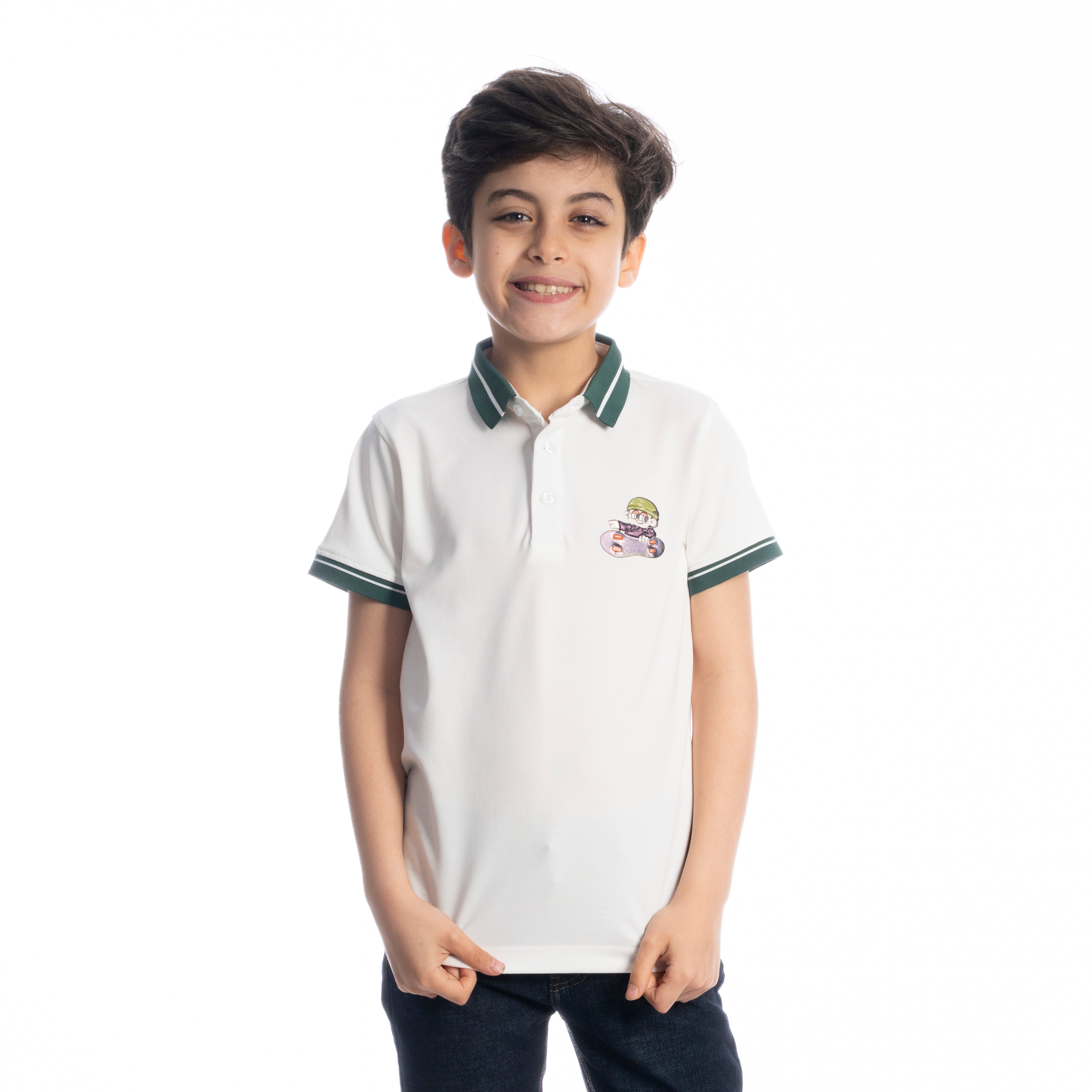 Polo T Shirt - Boys - Printed