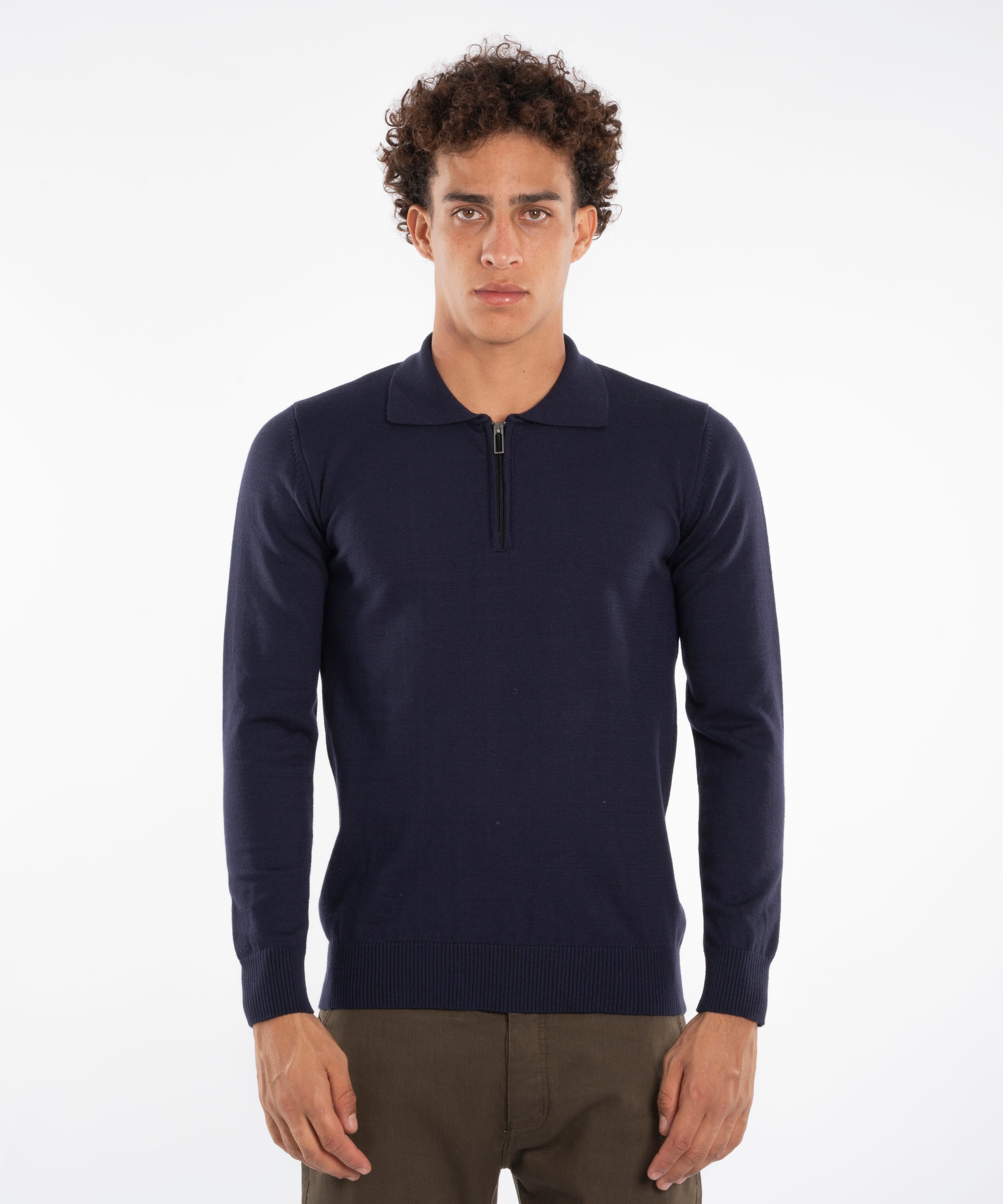 Pullover - Men - Collared