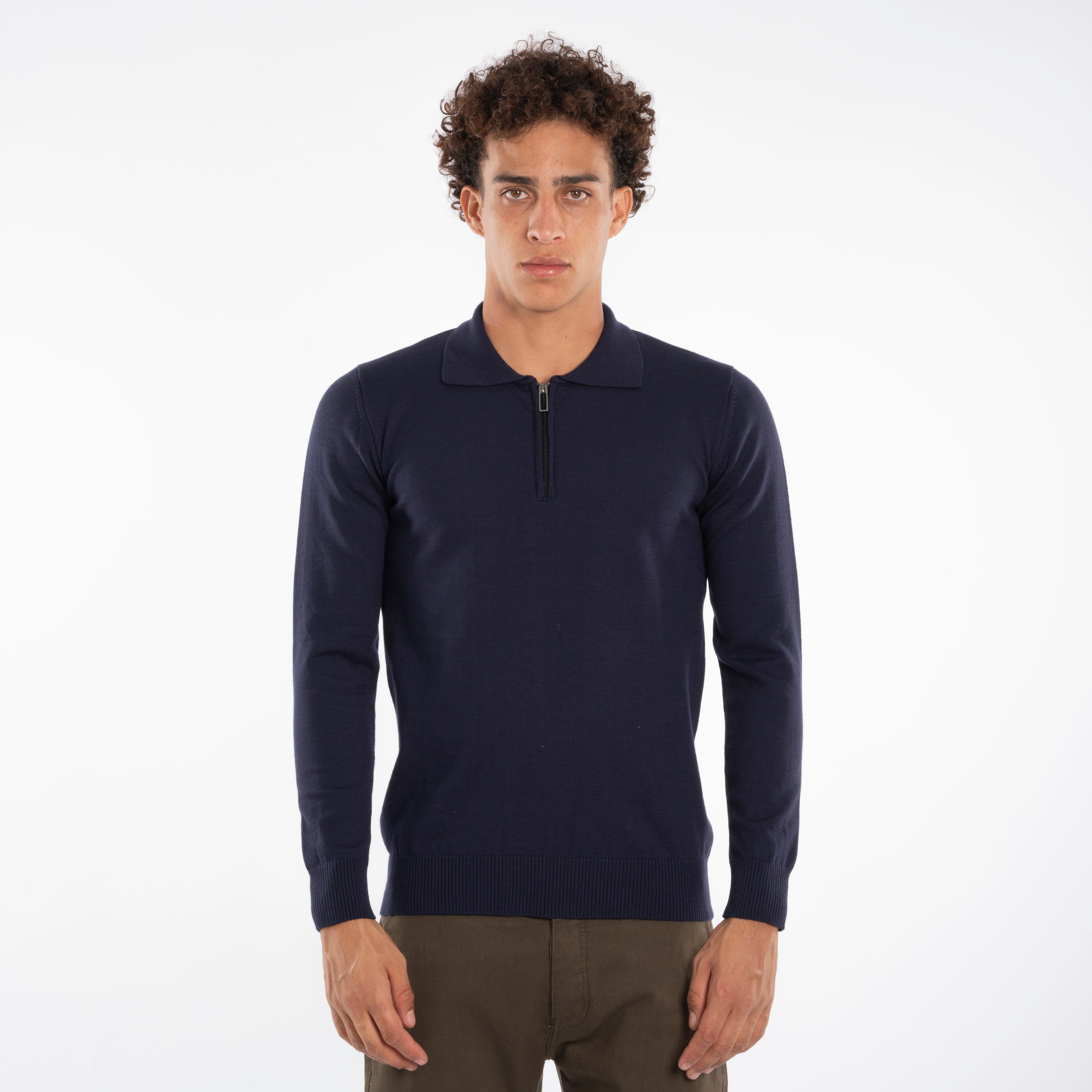 Pullover - Men - Collared