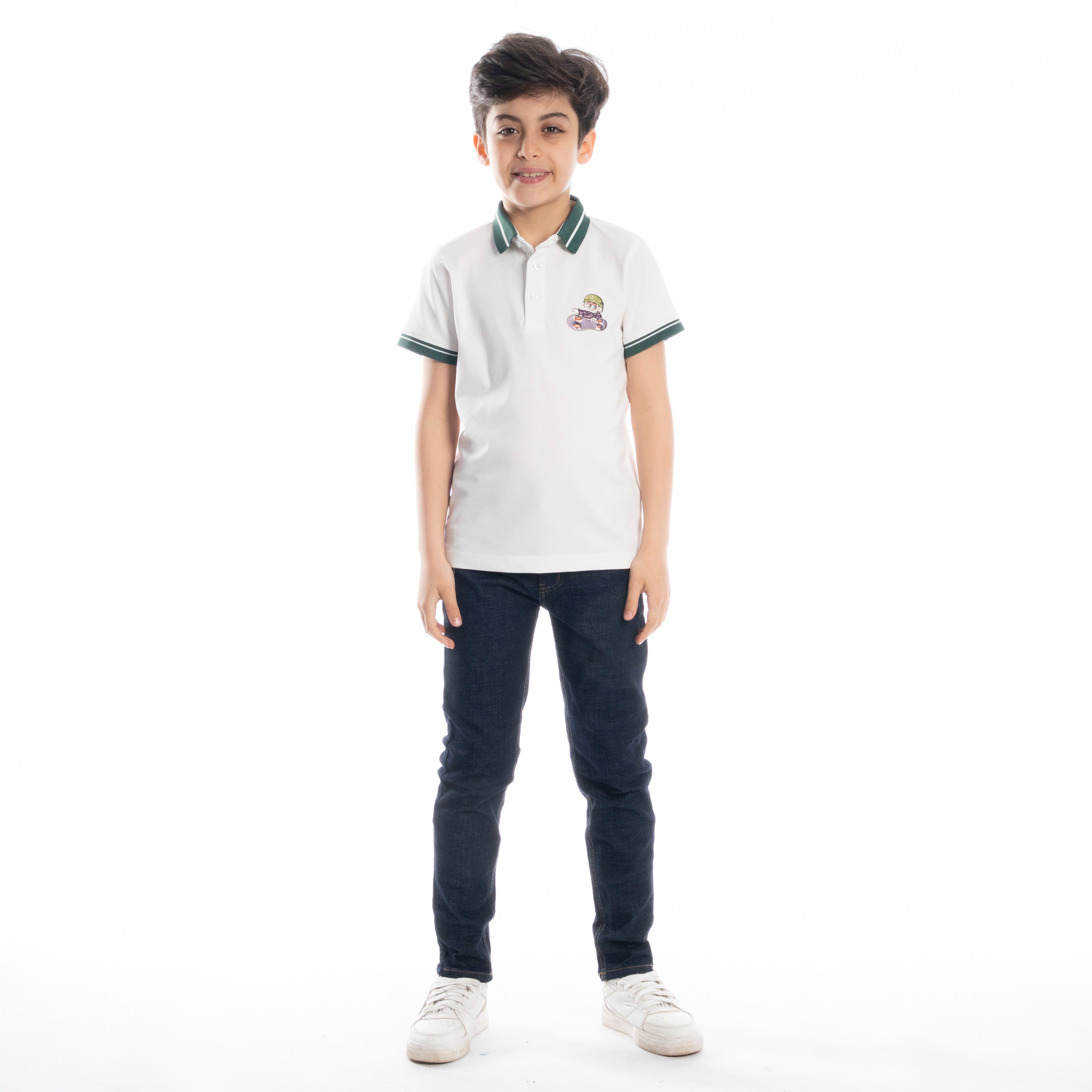 Polo T Shirt - Boys - Printed