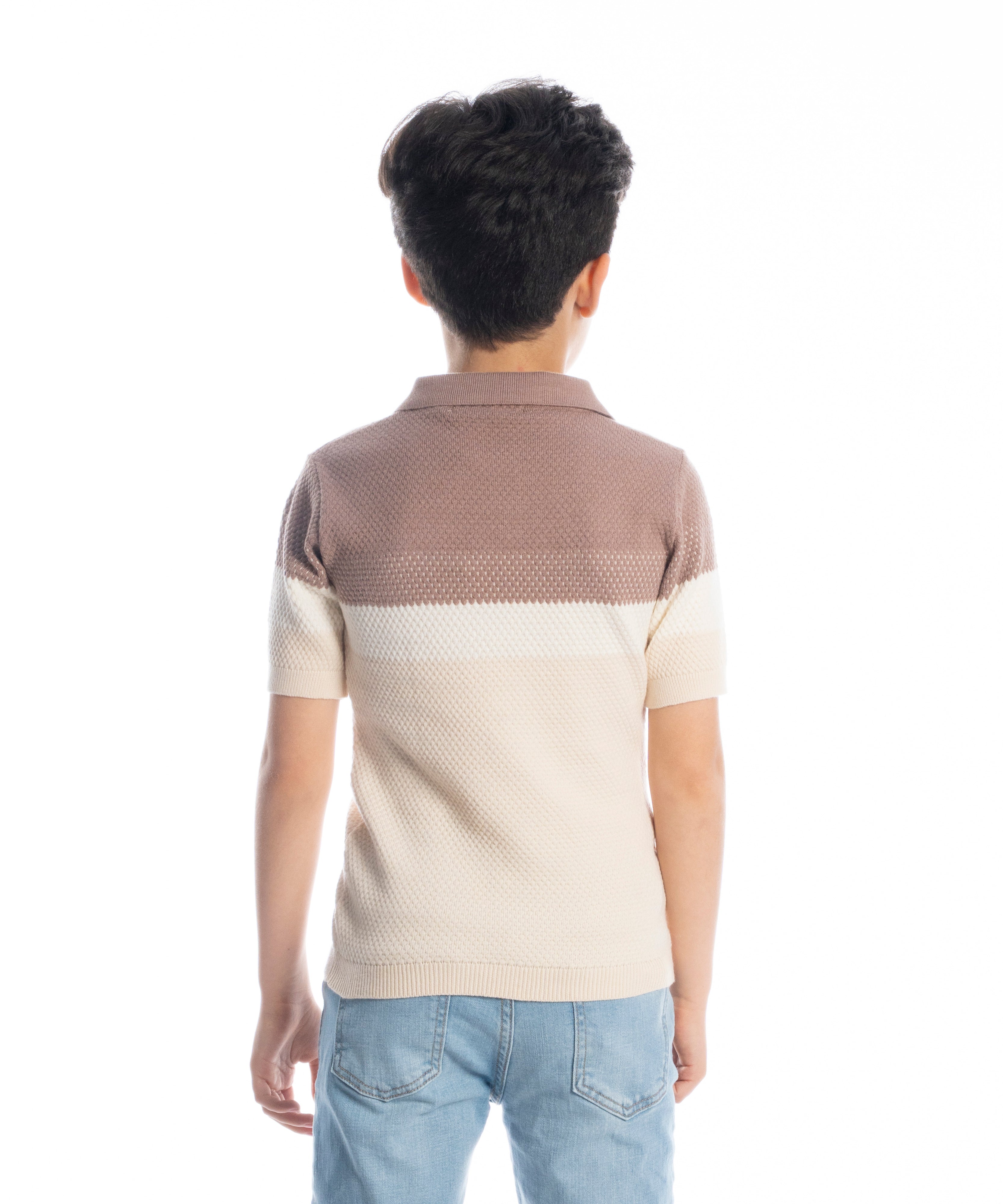 Polo T Shirt - Boys - Striped