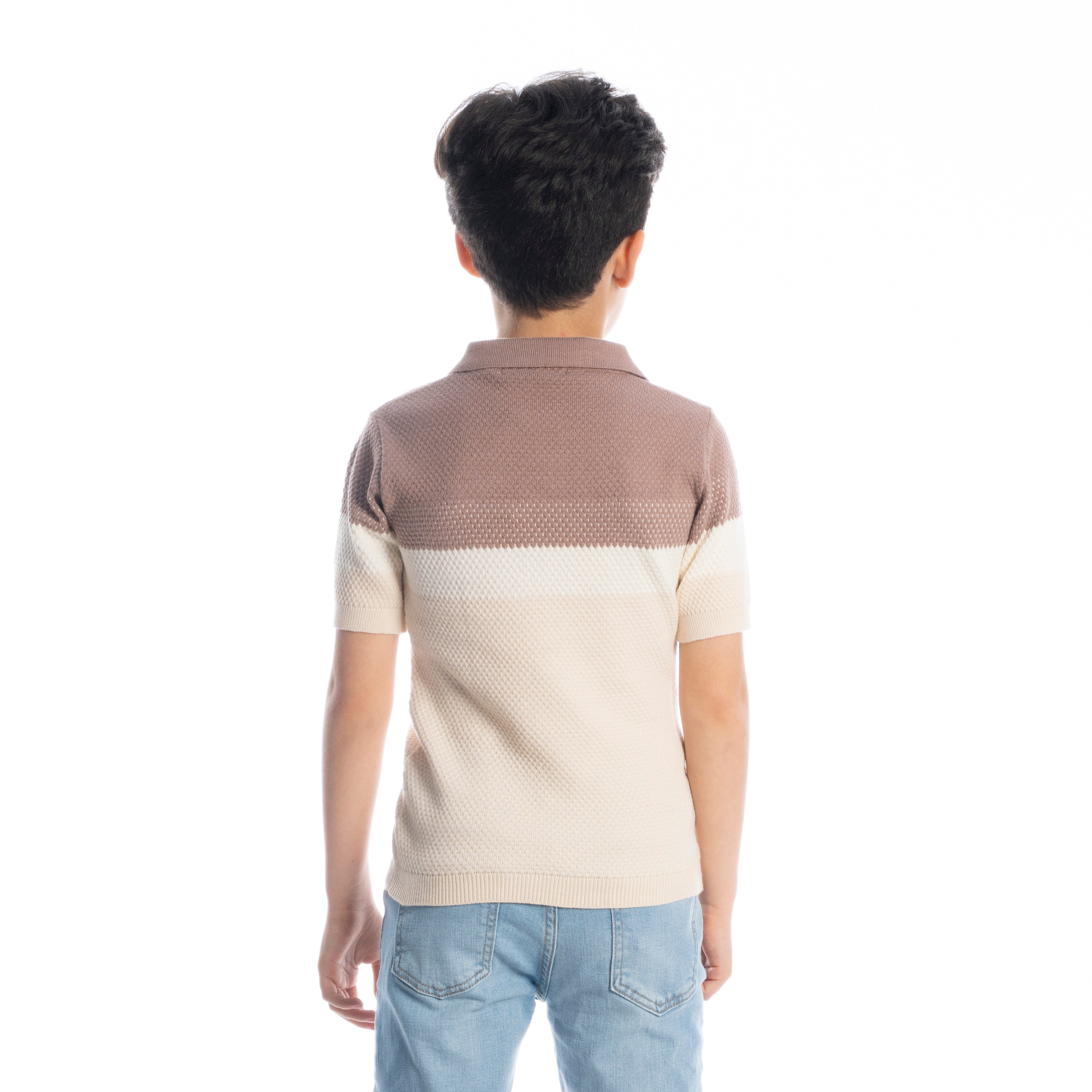 Polo T Shirt - Boys - Striped