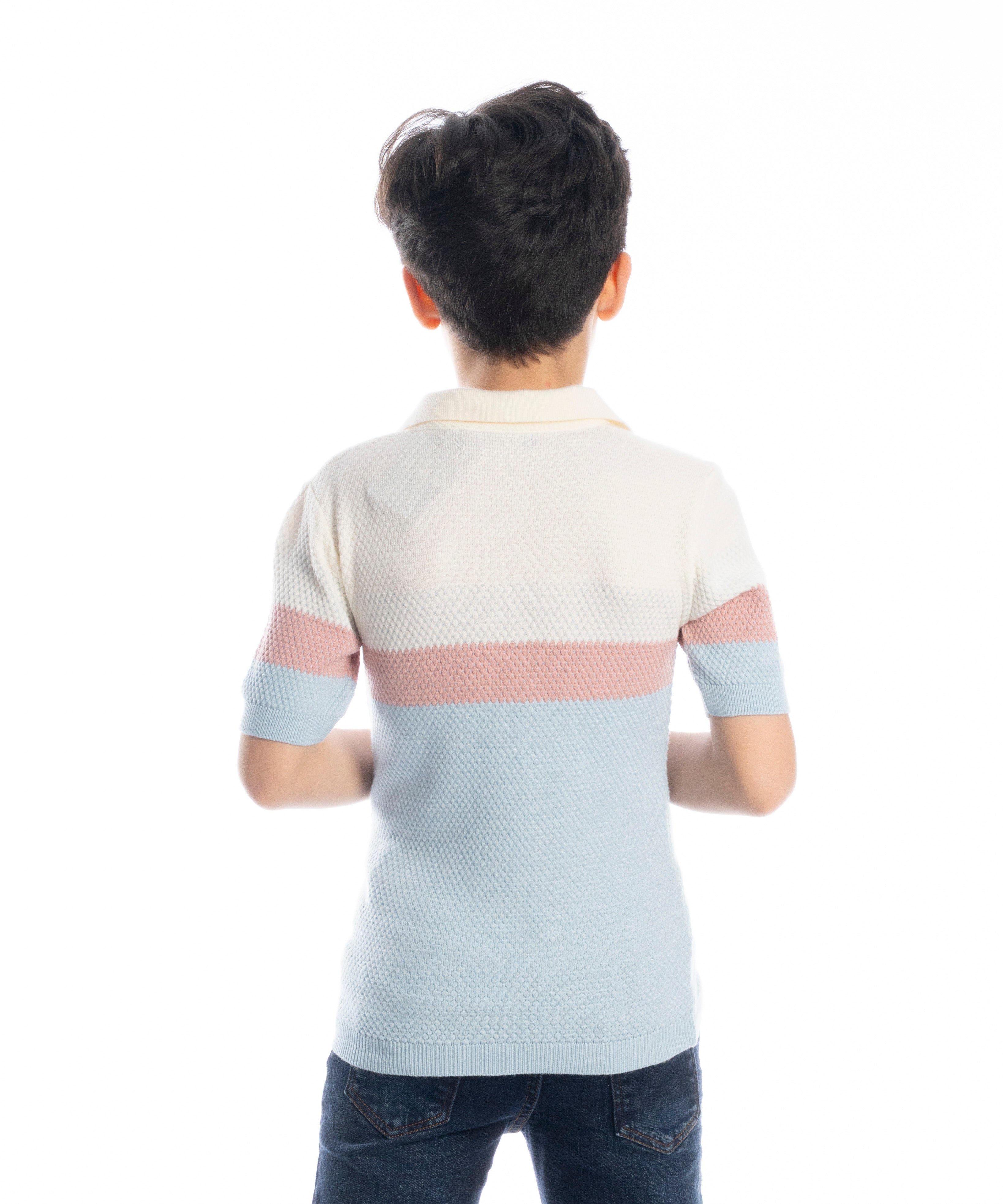 Polo T Shirt - Boys - Striped