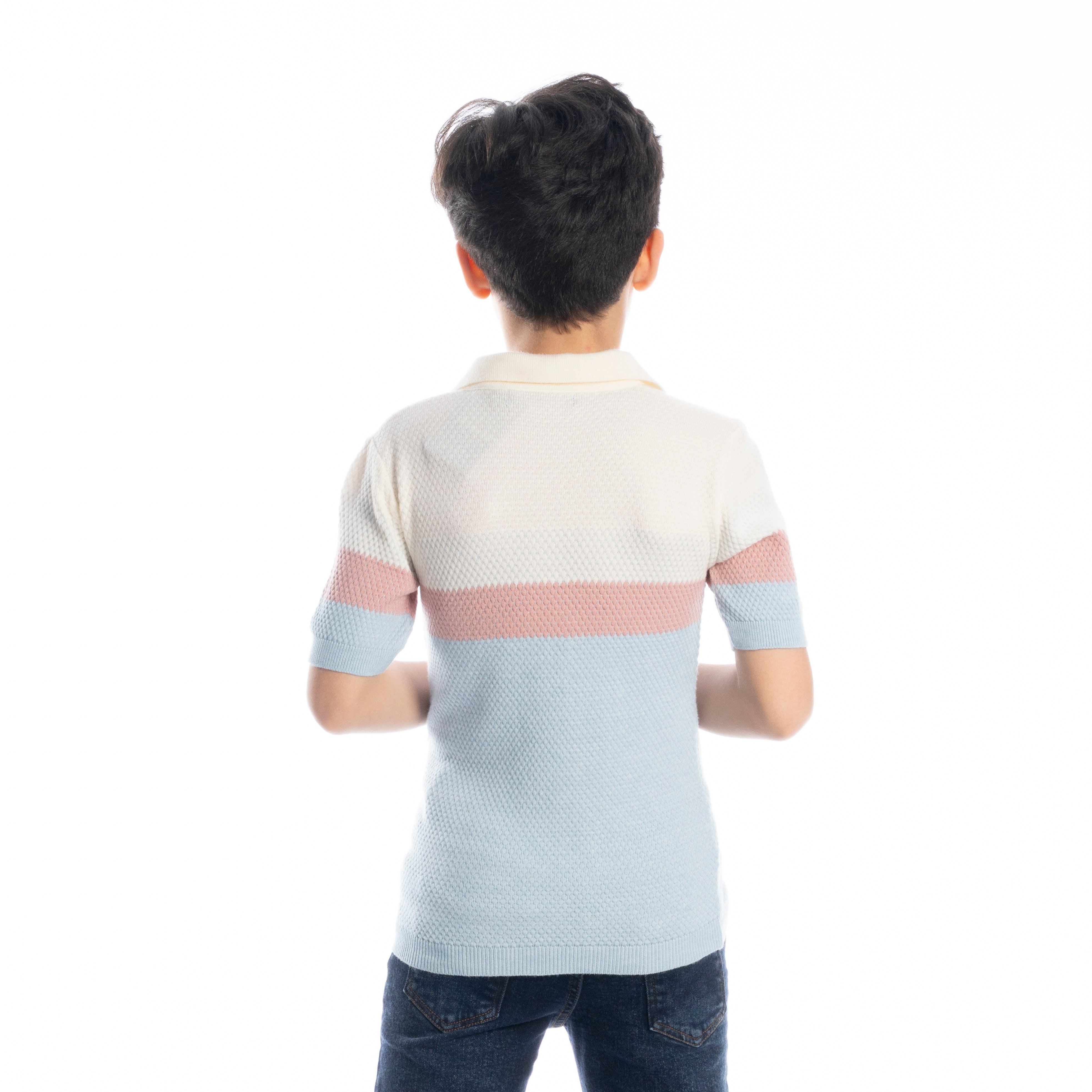 Polo T Shirt - Boys - Striped