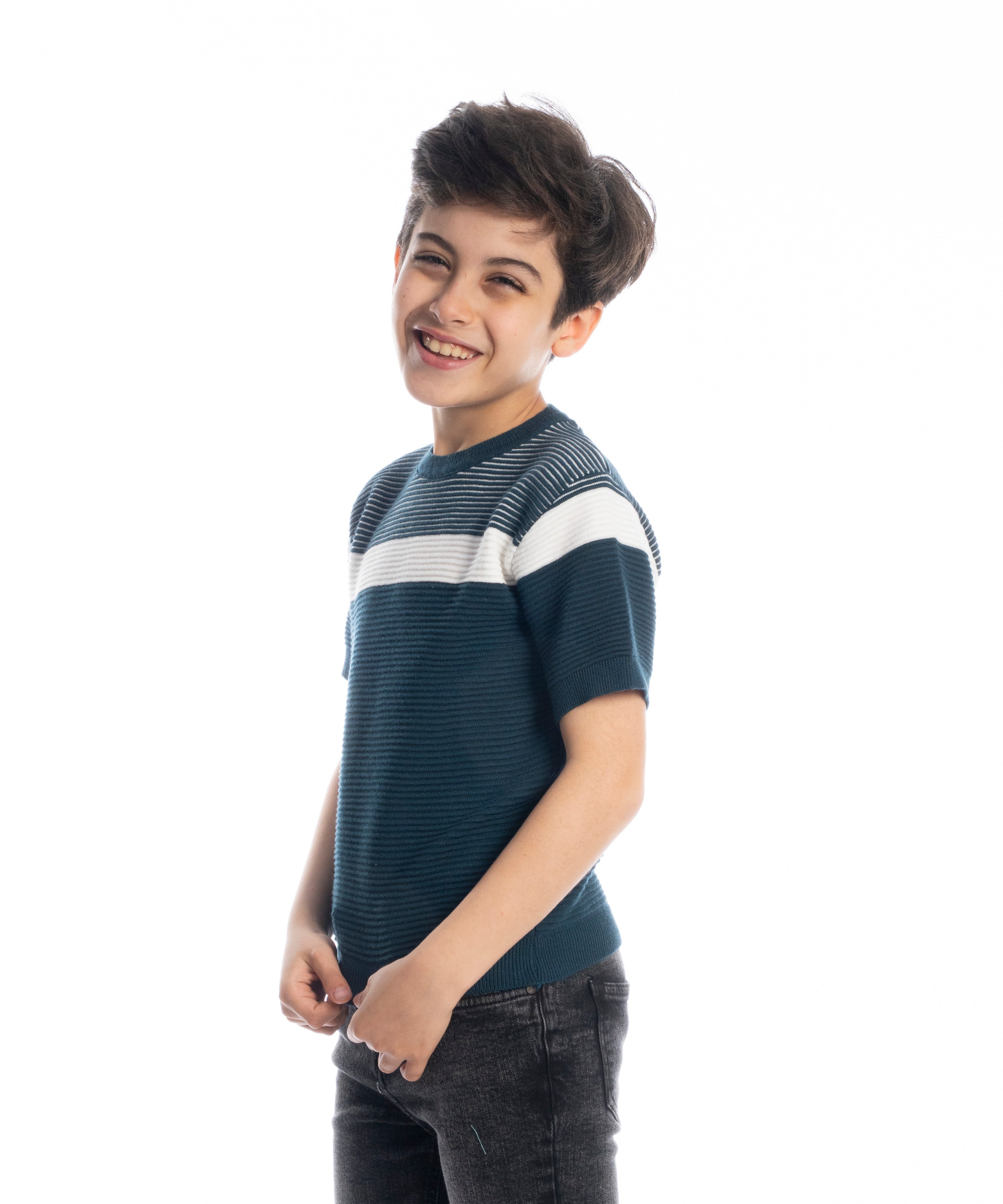 T-Shirt - Boys - Striped