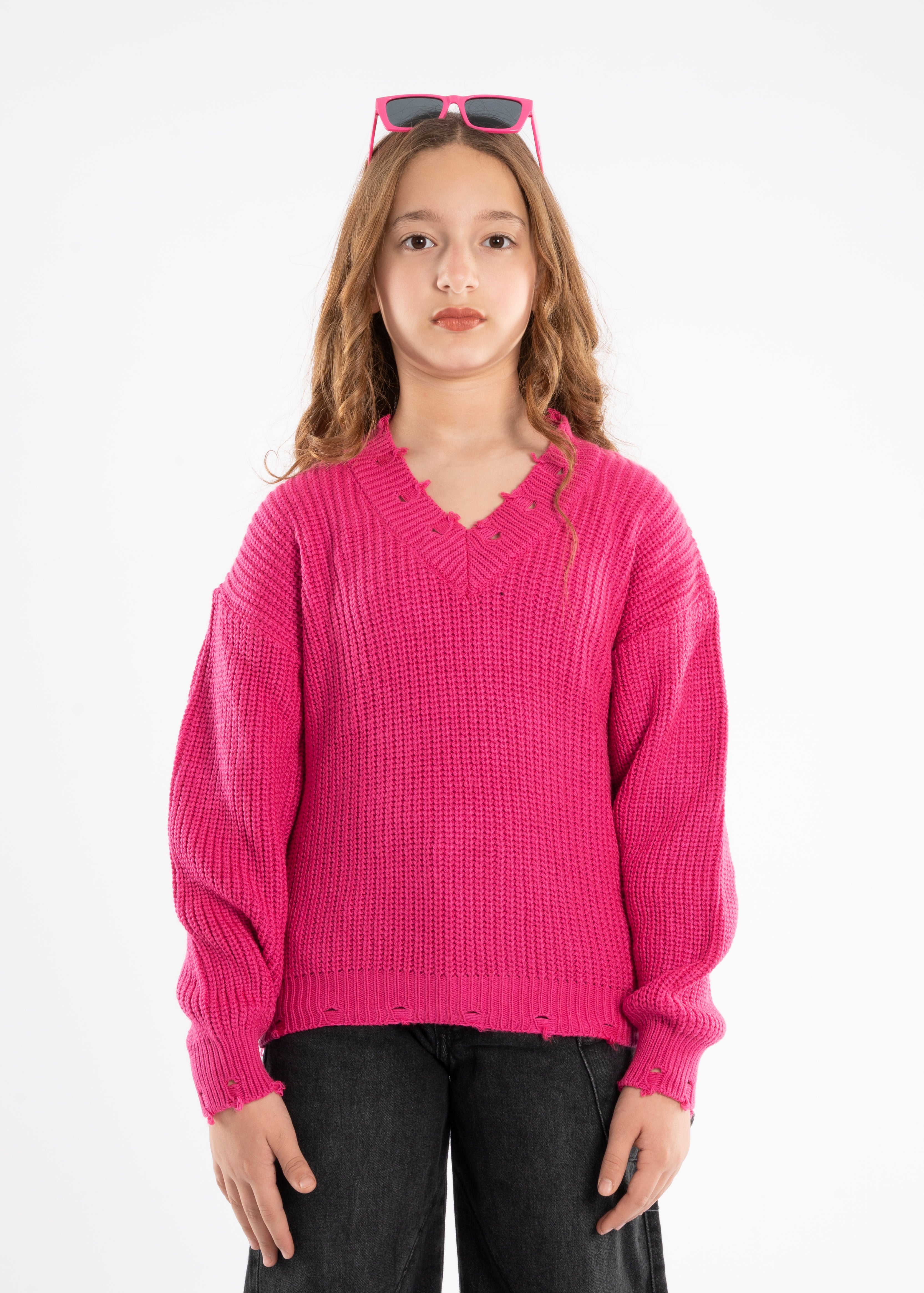Pullover - Girls - Wool