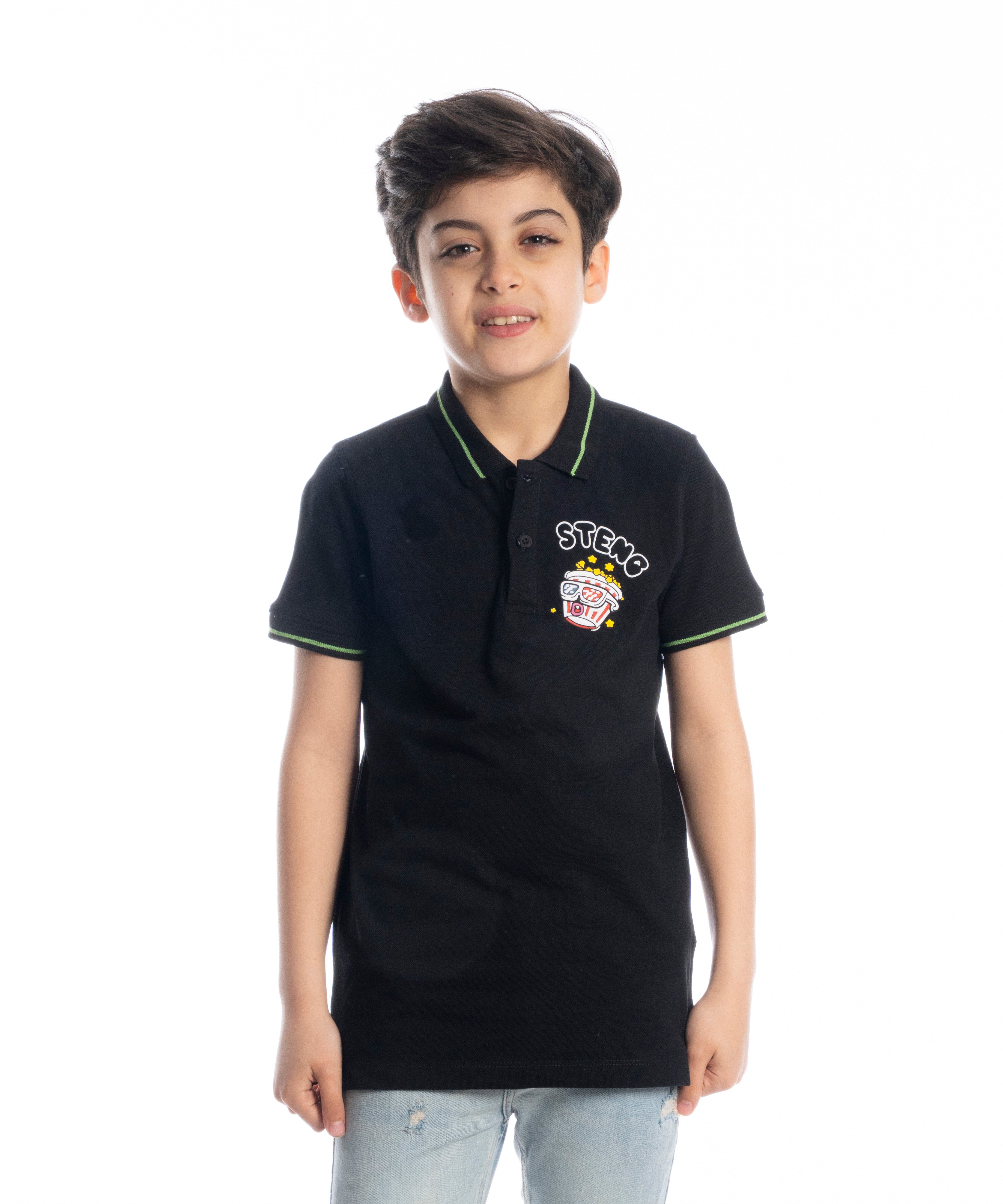 Polo T Shirt - Boys - Printed