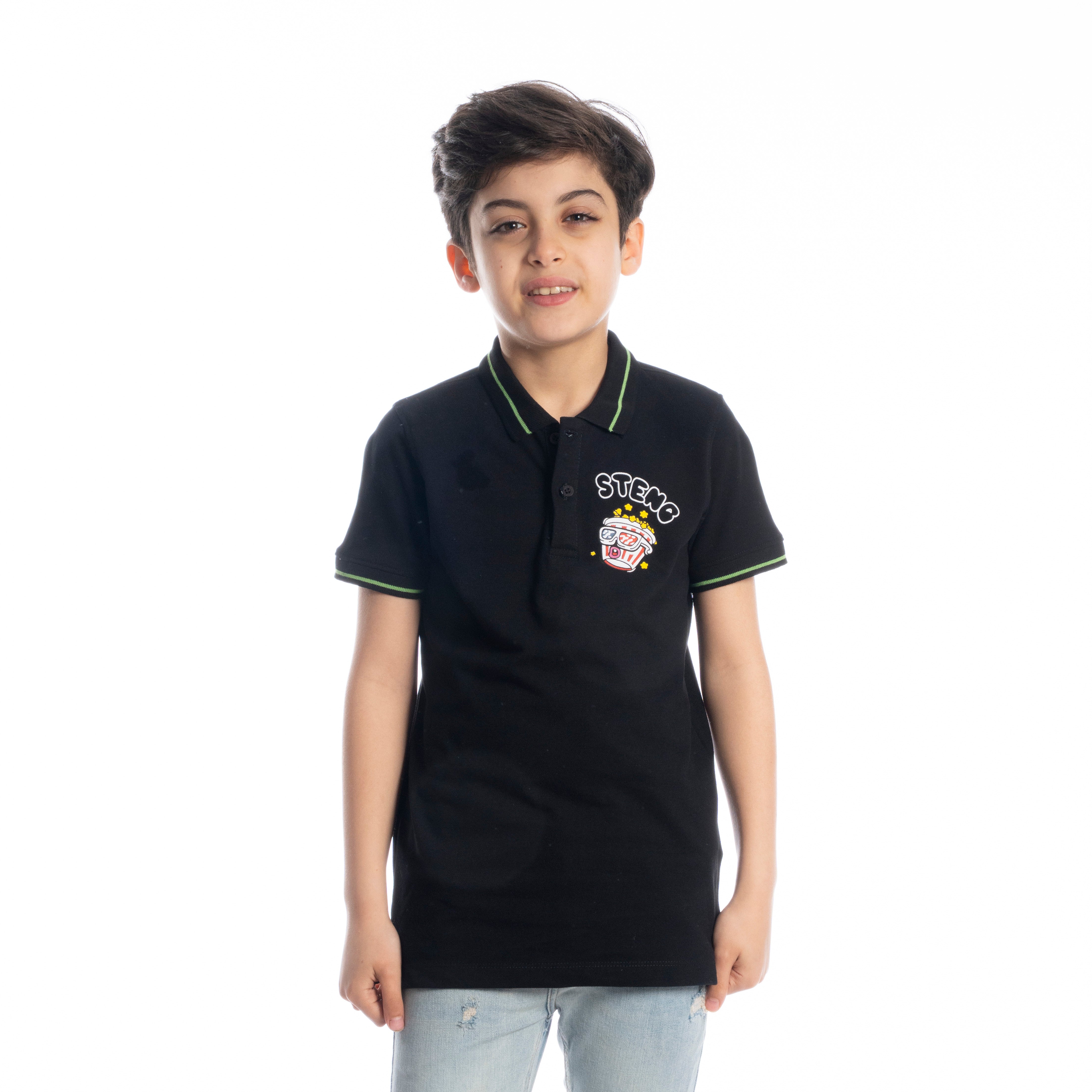 Polo T Shirt - Boys - Printed