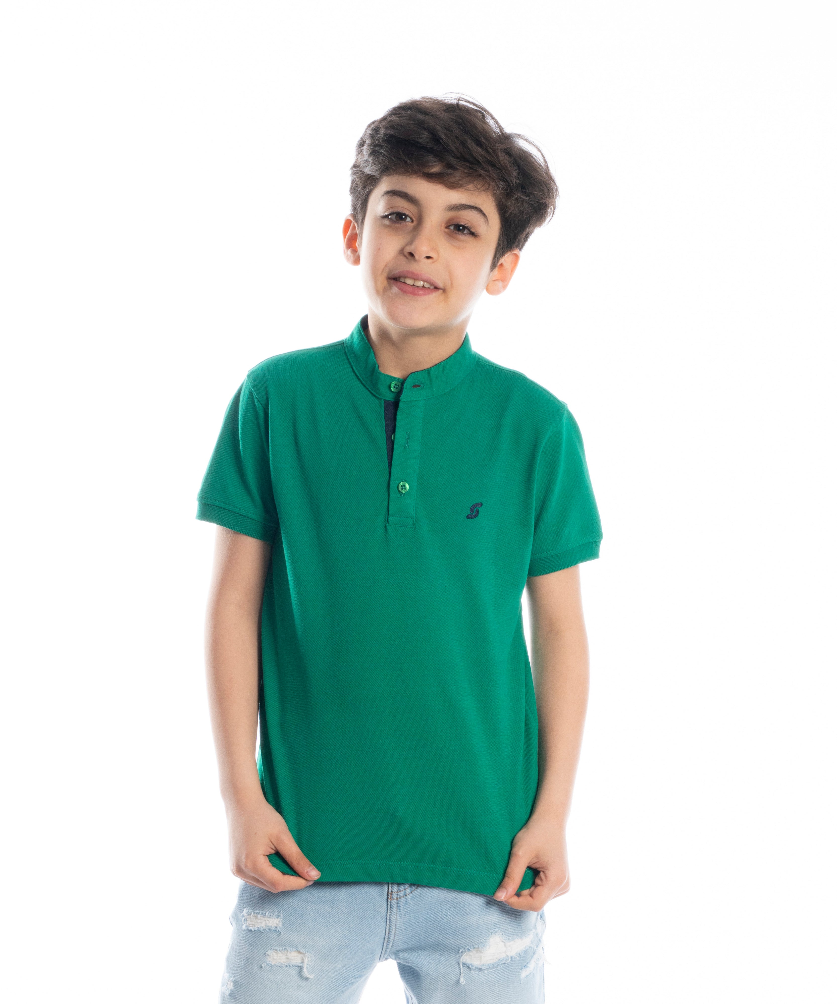 Polo T Shirt - Boys - Plain