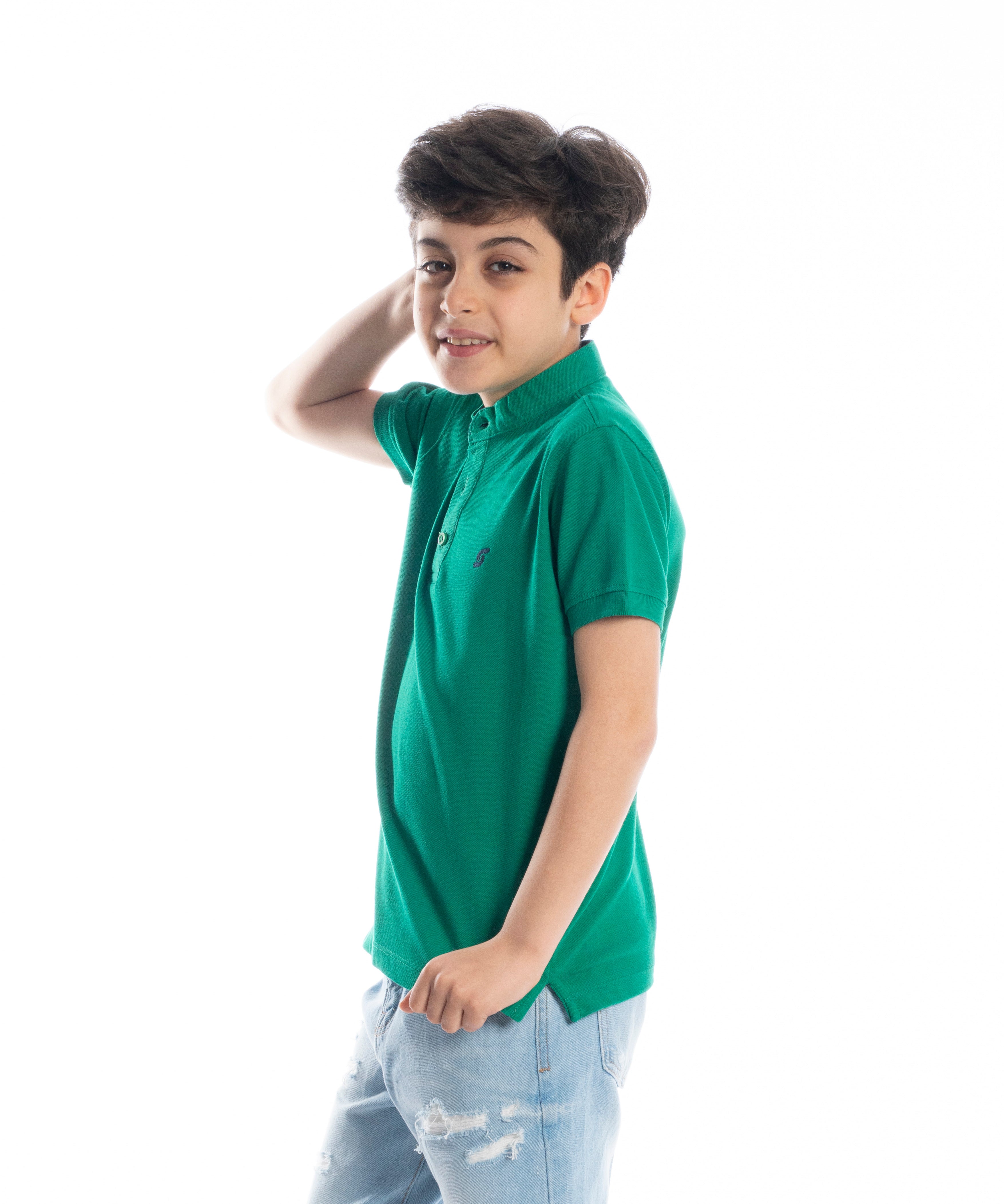 Polo T Shirt - Boys - Plain