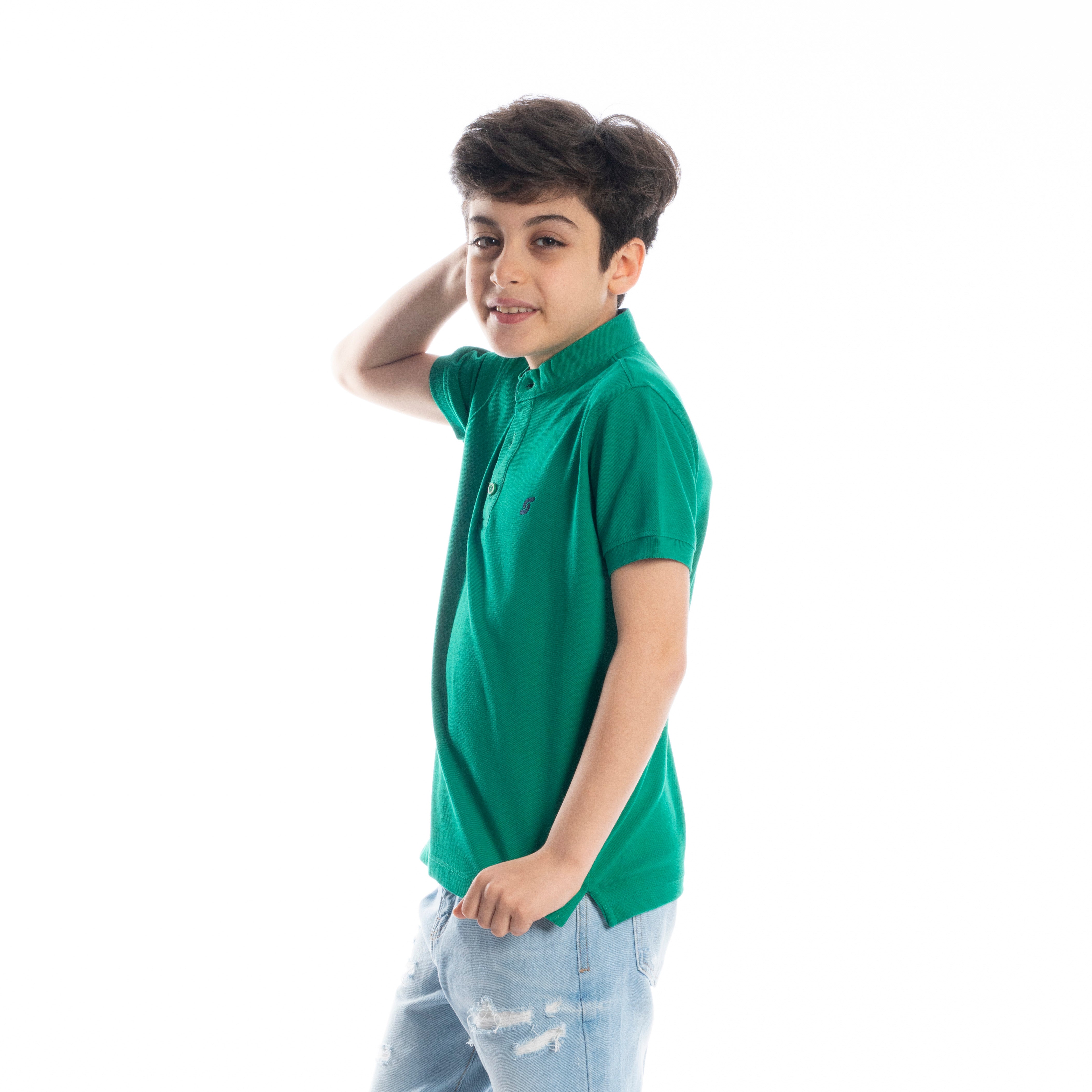Polo T Shirt - Boys - Plain